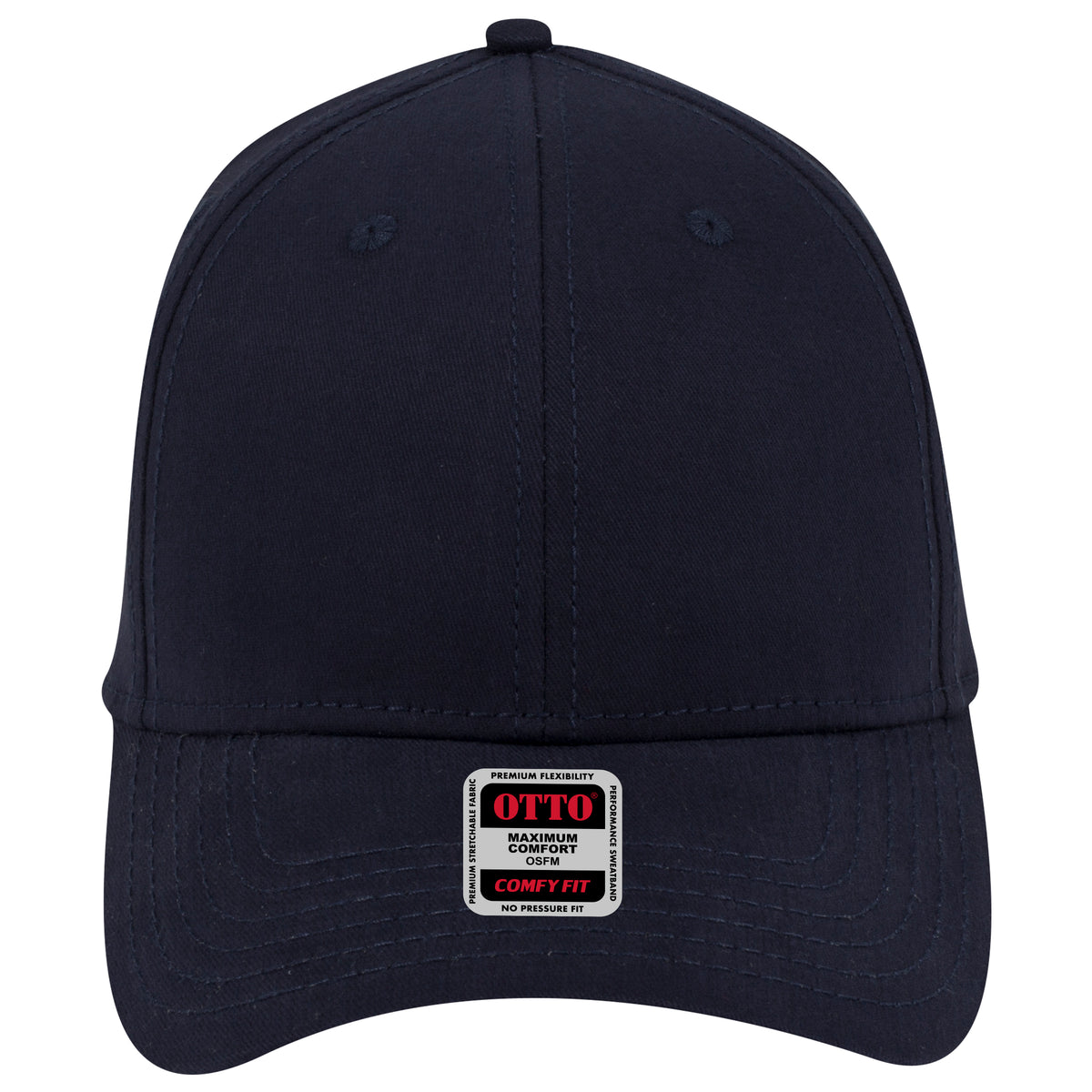 OTTO CAP "OTTO COMFY FIT" 6 Panel Low Profile Baseball Cap OTTO 19-1227 Otto Cap 004 - Navy OSFM - Adult