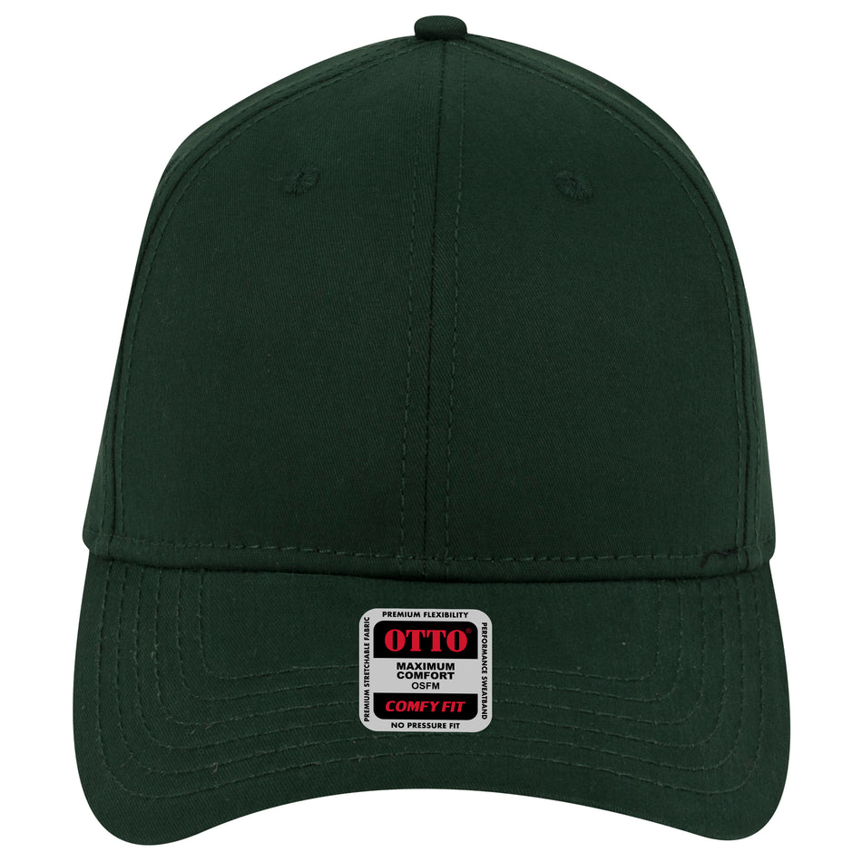 OTTO CAP "OTTO COMFY FIT" 6 Panel Low Profile Baseball Cap OTTO 19-1227 Otto Cap 017 - Dk. Green OSFM - Adult