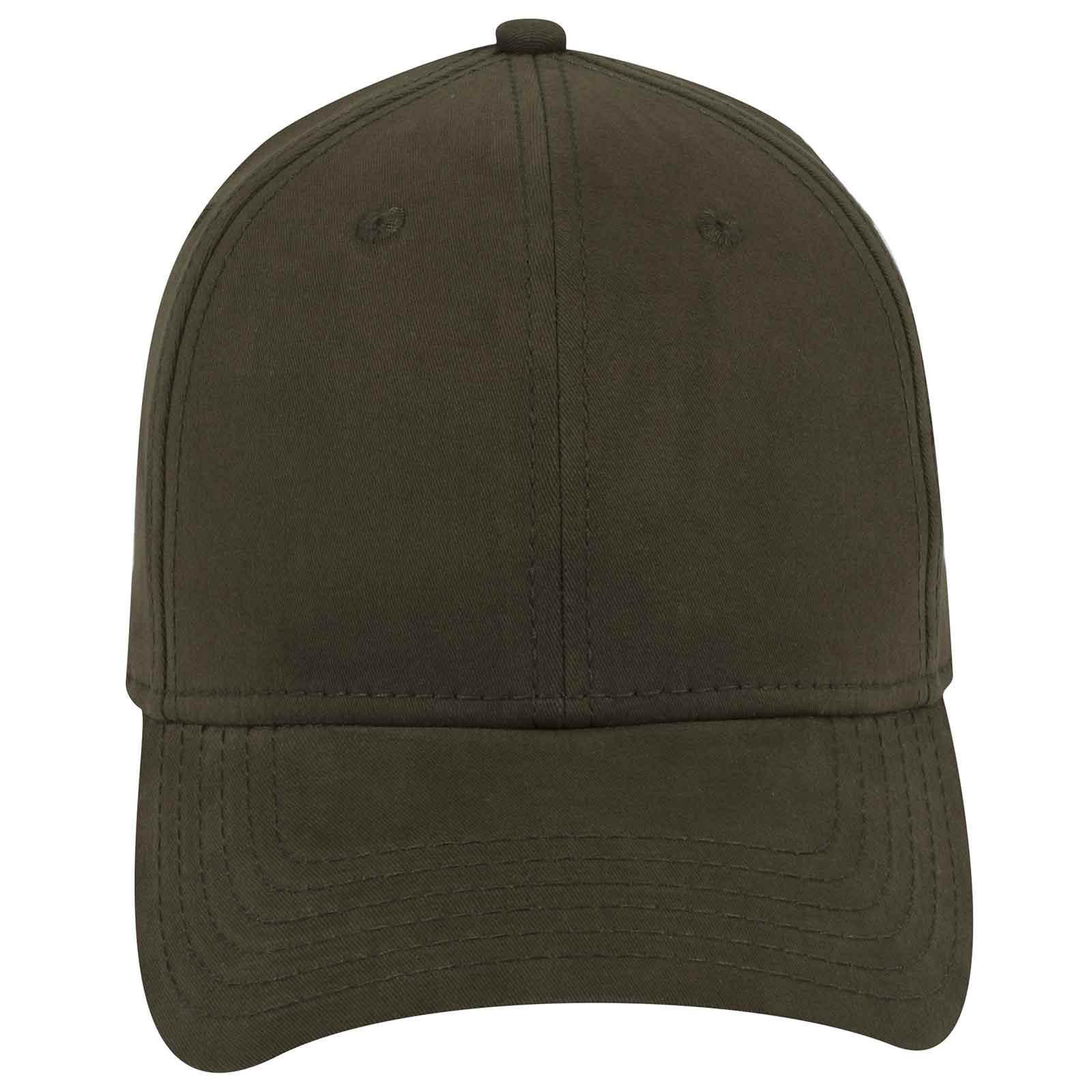 OTTO CAP 6 Panel Low Profile Baseball Cap OTTO 19-1227A Otto Cap 046 - Dk. Ol. Green OSFM - Adult