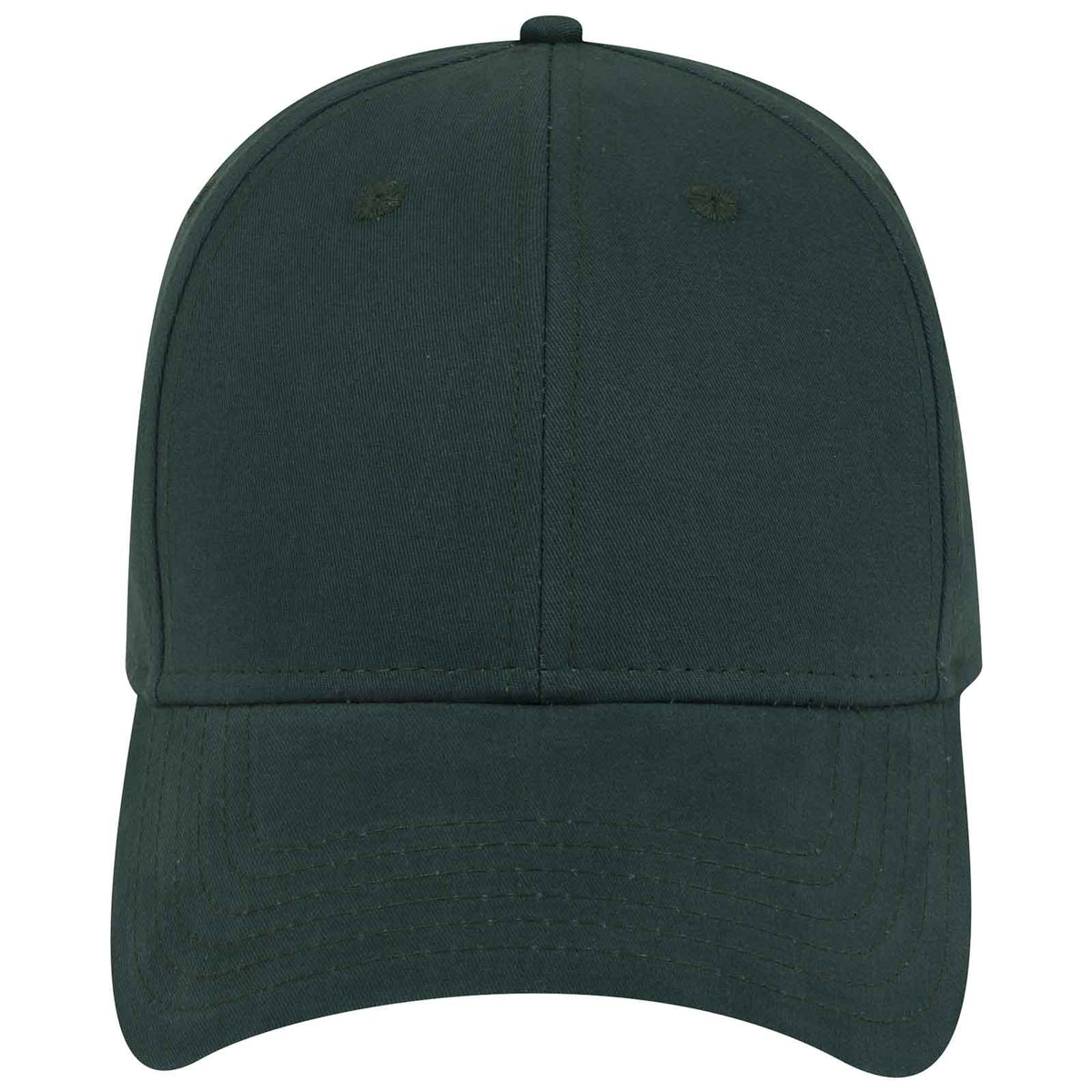 OTTO CAP 6 Panel Low Profile Baseball Cap OTTO 19-1229 Otto Cap 017 - Dk. Green OSFM - Adult