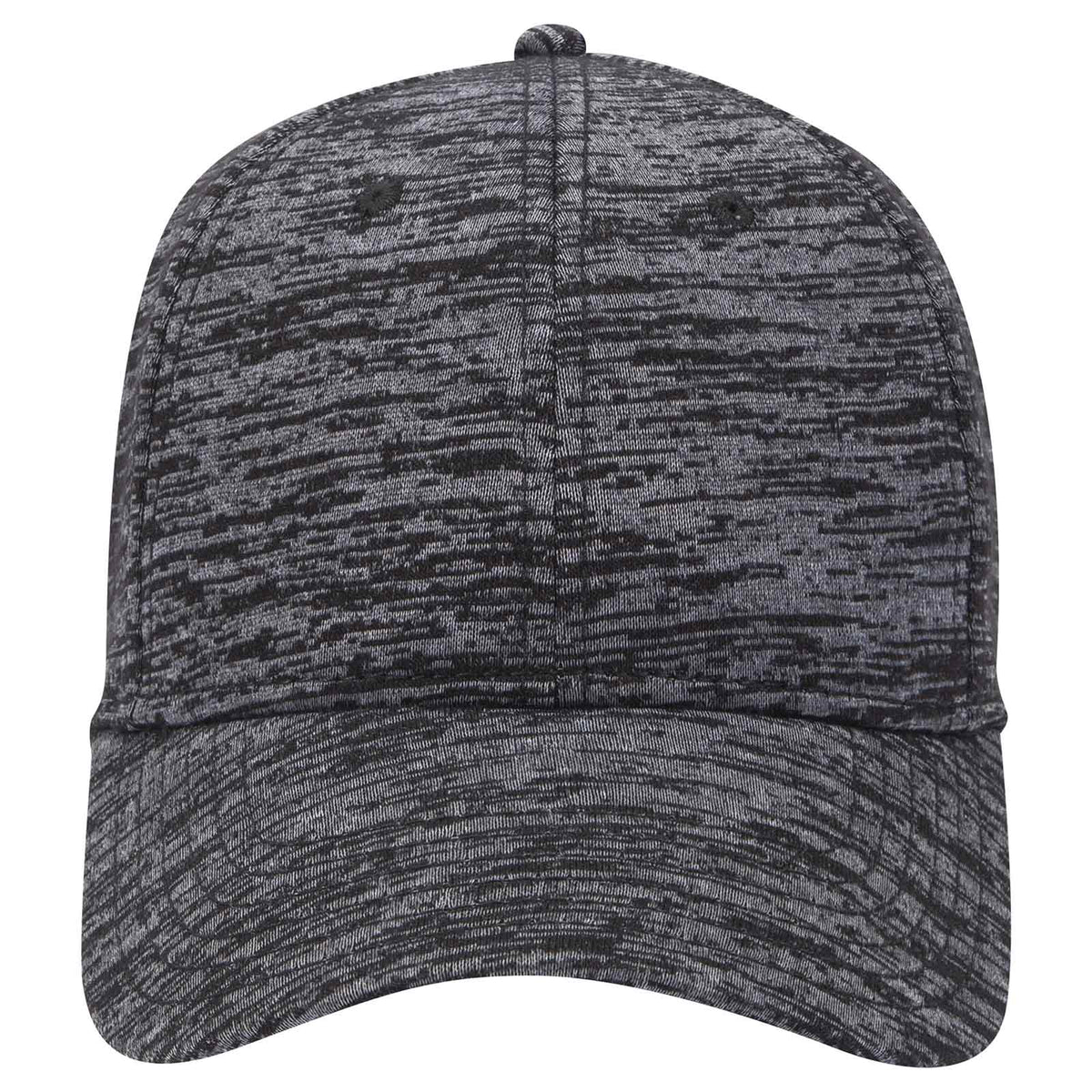 OTTO CAP 6 Panel Low Profile Baseball Cap OTTO 19-1232A Otto Cap 080 - Heath. Black OSFM - Adult