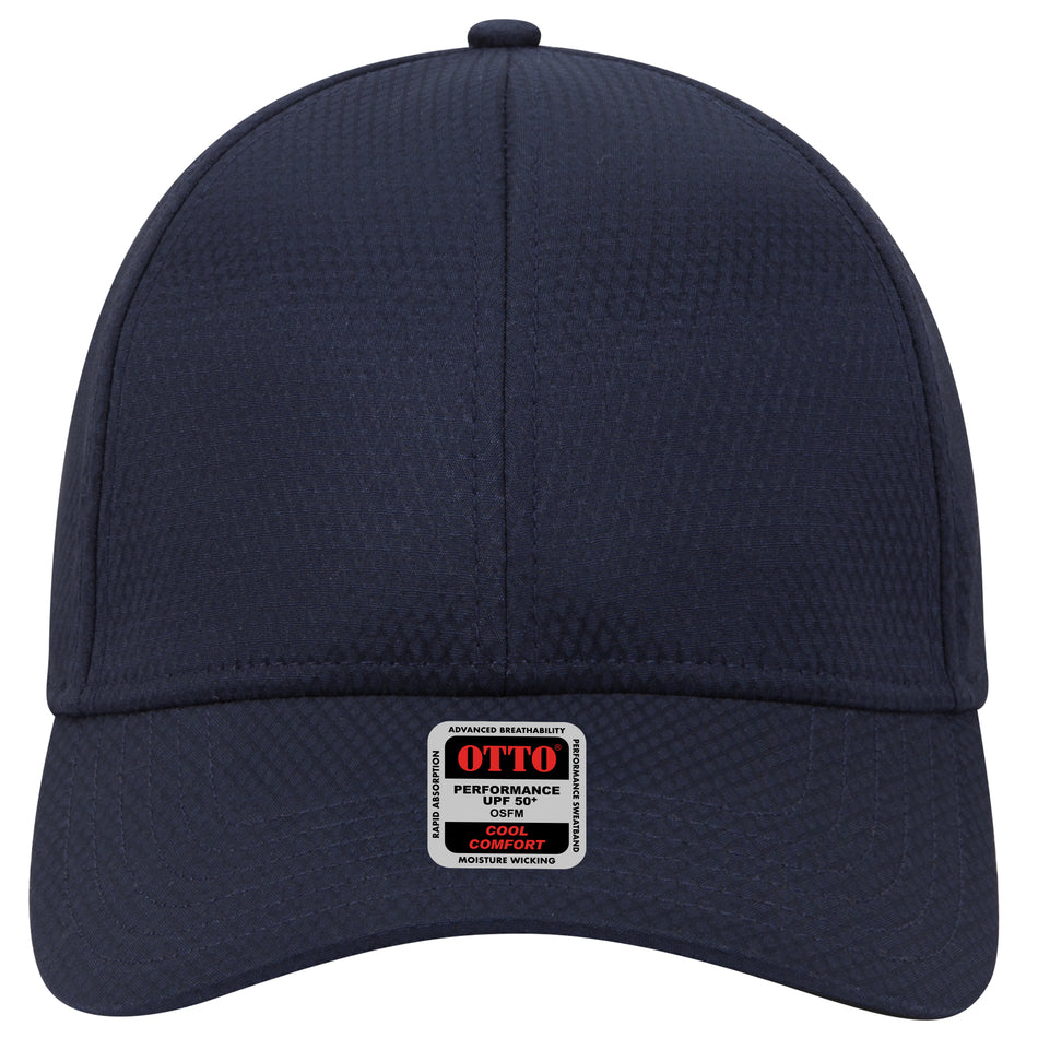 OTTO CAP UPF 50+ 6 Panel Low Profile Baseball Cap OTTO 19-1253 Otto Cap 004 - Navy OSFM - Adult