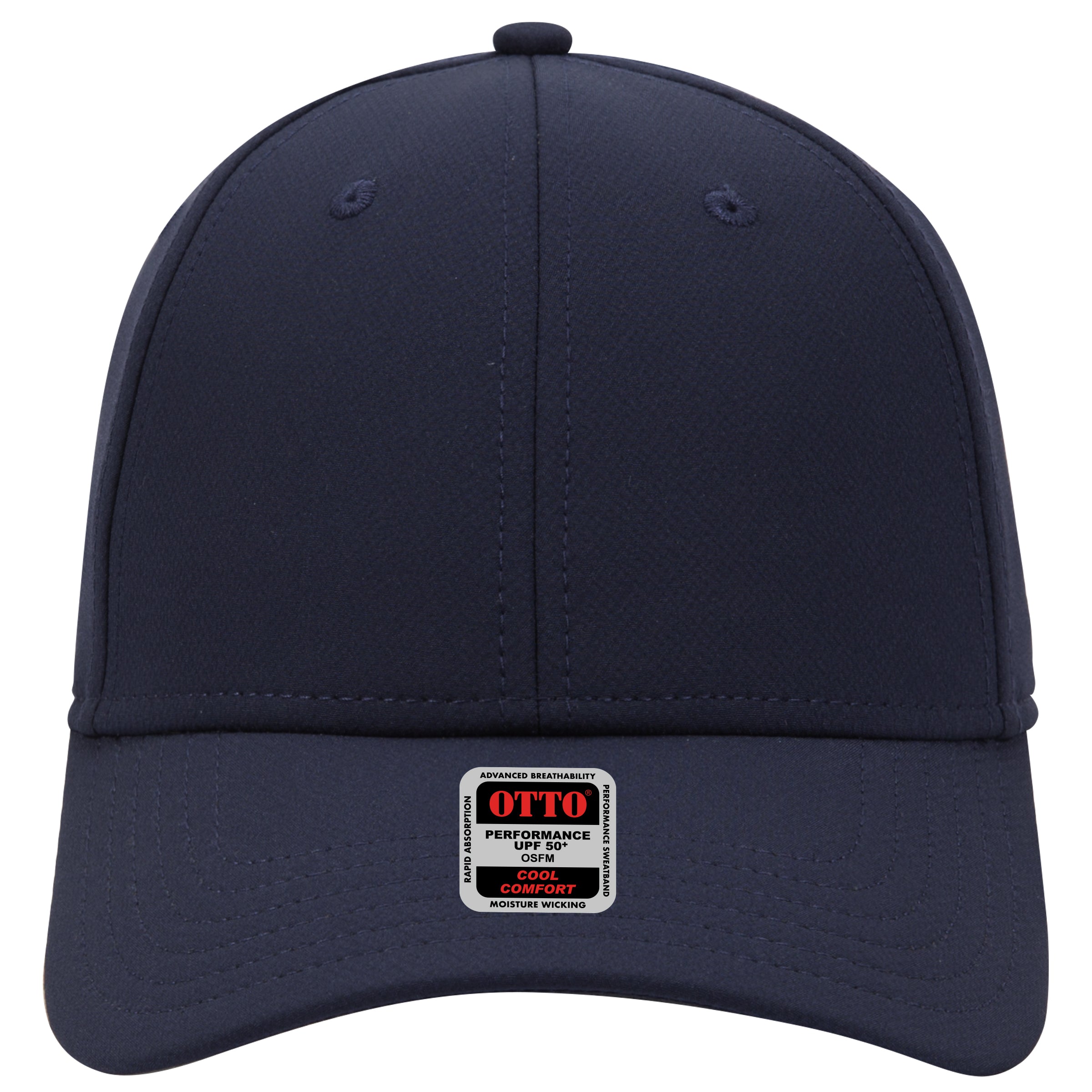 OTTO CAP UPF 50+ 6 Panel Low Profile Baseball Cap OTTO 19-1256 Otto Cap 004 - Navy OSFM - Adult