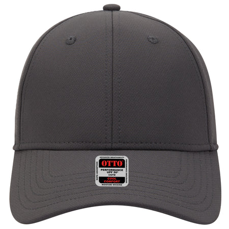 OTTO CAP UPF 50+ 6 Panel Low Profile Baseball Cap OTTO 19-1256 Otto Cap 025 - Char. Gray OSFM - Adult