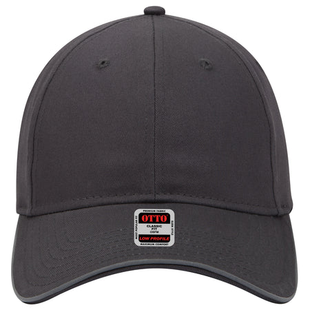 OTTO CAP Reflective 6 Panel Low Profile Baseball Cap OTTO 19-1261 Otto Cap 025 - Char. Gray OSFM - Adult