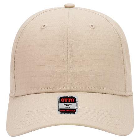 OTTO CAP 6 Panel Low Profile Baseball Cap OTTO 19-1266 Otto Cap 032 - Khaki OSFM - Adult