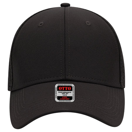 OTTO CAP 6 Panel Low Profile Baseball Cap OTTO 19-1275 Otto Cap 003 - Black OSFM - Adult