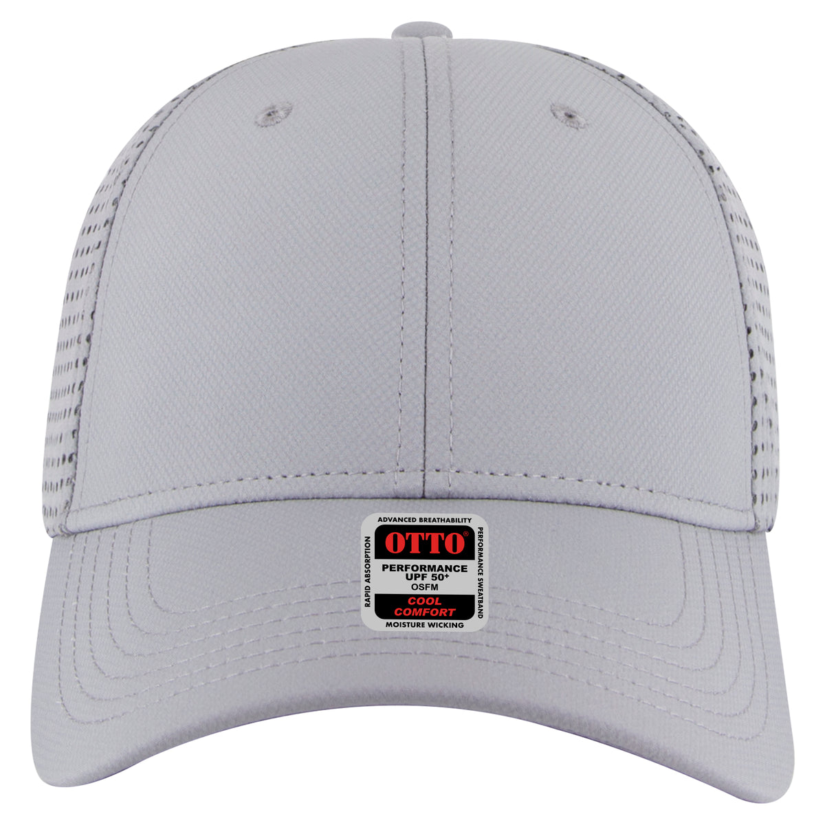 OTTO CAP 6 Panel Low Profile Baseball Cap OTTO 19-1275 Otto Cap 014 - Gray OSFM - Adult