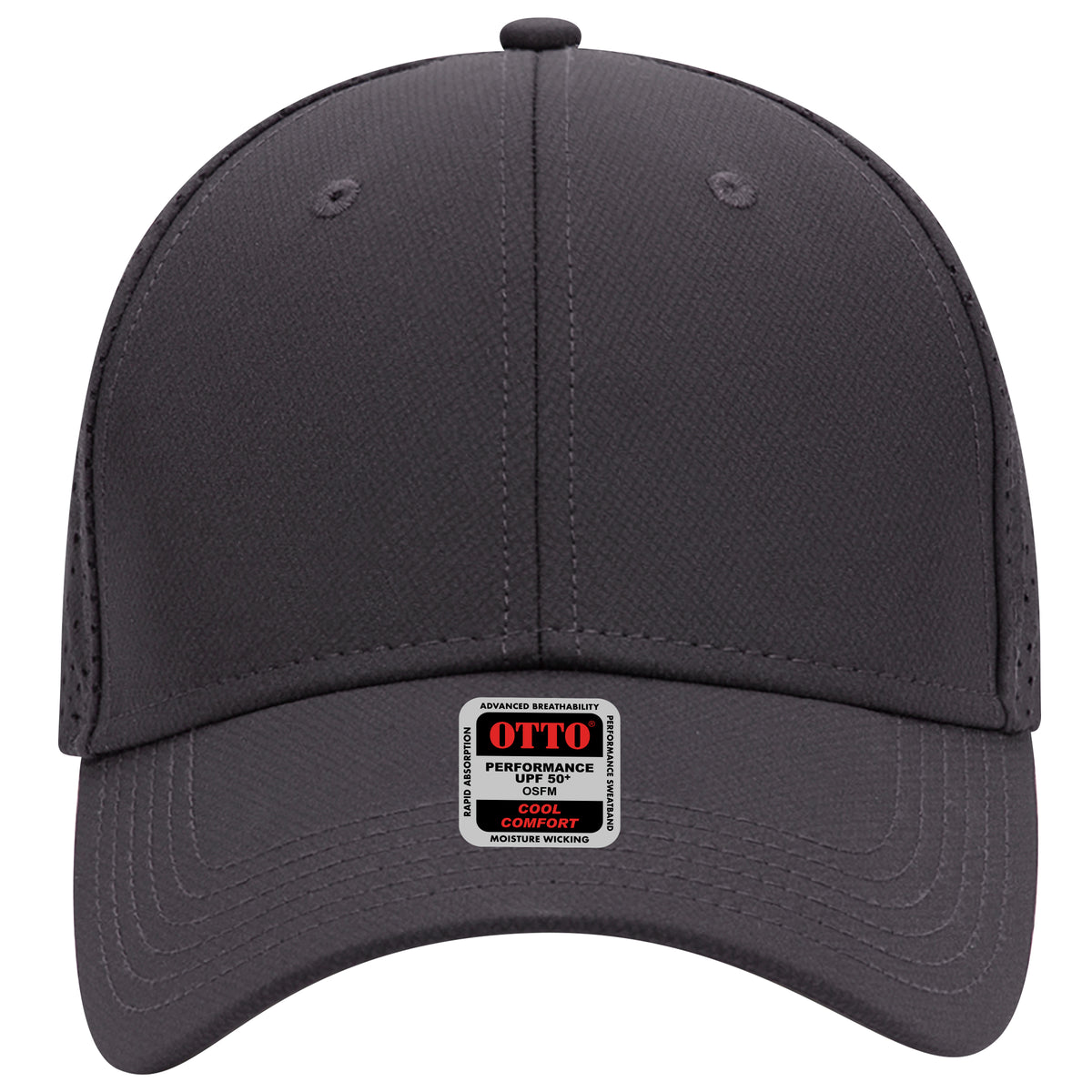 OTTO CAP 6 Panel Low Profile Baseball Cap OTTO 19-1275 Otto Cap 025 - Char. Gray OSFM - Adult