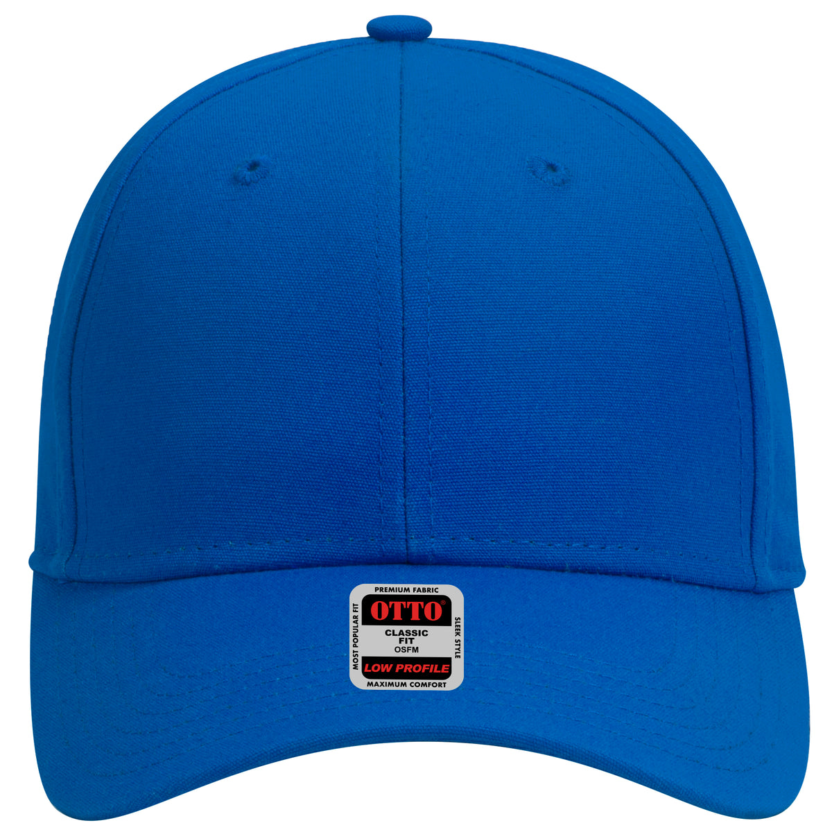 OTTO CAP 6 Panel Low Profile Baseball Cap OTTO 19-1277 Otto Cap 001 - Royal OSFM - Adult