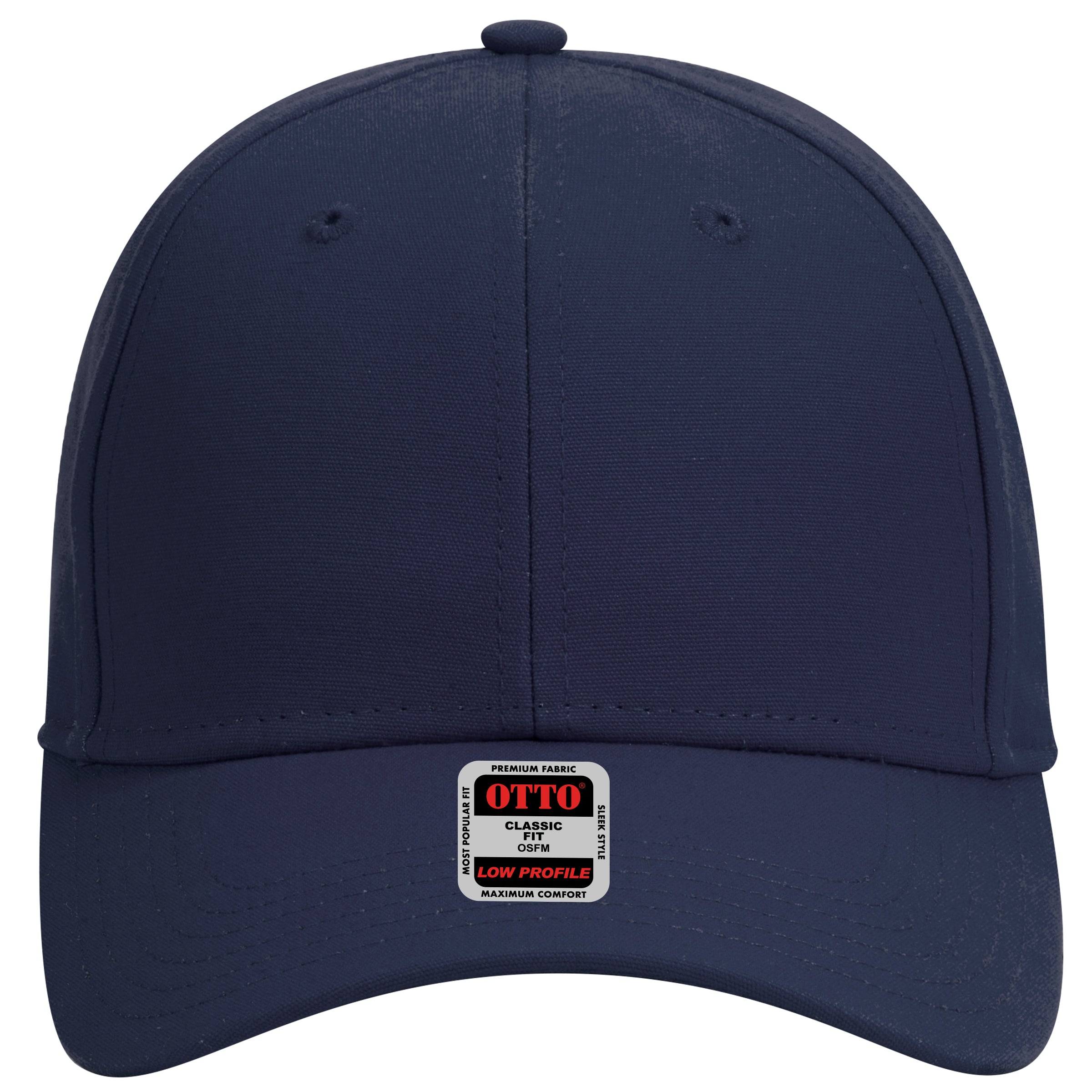 OTTO CAP 6 Panel Low Profile Baseball Cap OTTO 19-1277 Otto Cap 004 - Navy OSFM - Adult