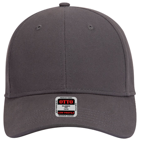 OTTO CAP 6 Panel Low Profile Baseball Cap OTTO 19-1277 Otto Cap 025 - Char. Gray OSFM - Adult