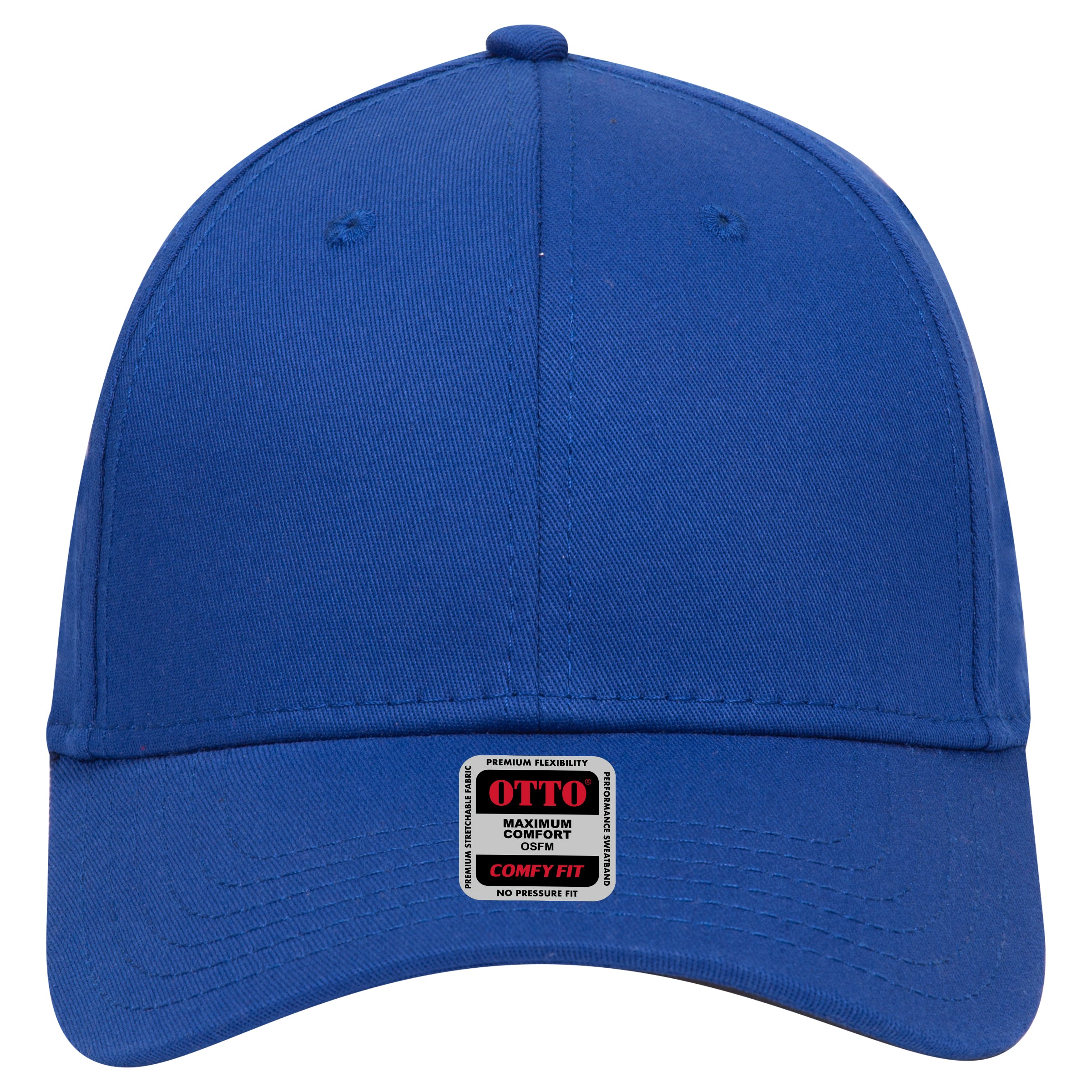 OTTO CAP "OTTO COMFY FIT" 6 Panel Low Profile Baseball Cap OTTO 19-1283 Otto Cap 001 - Royal OSFM - Adult