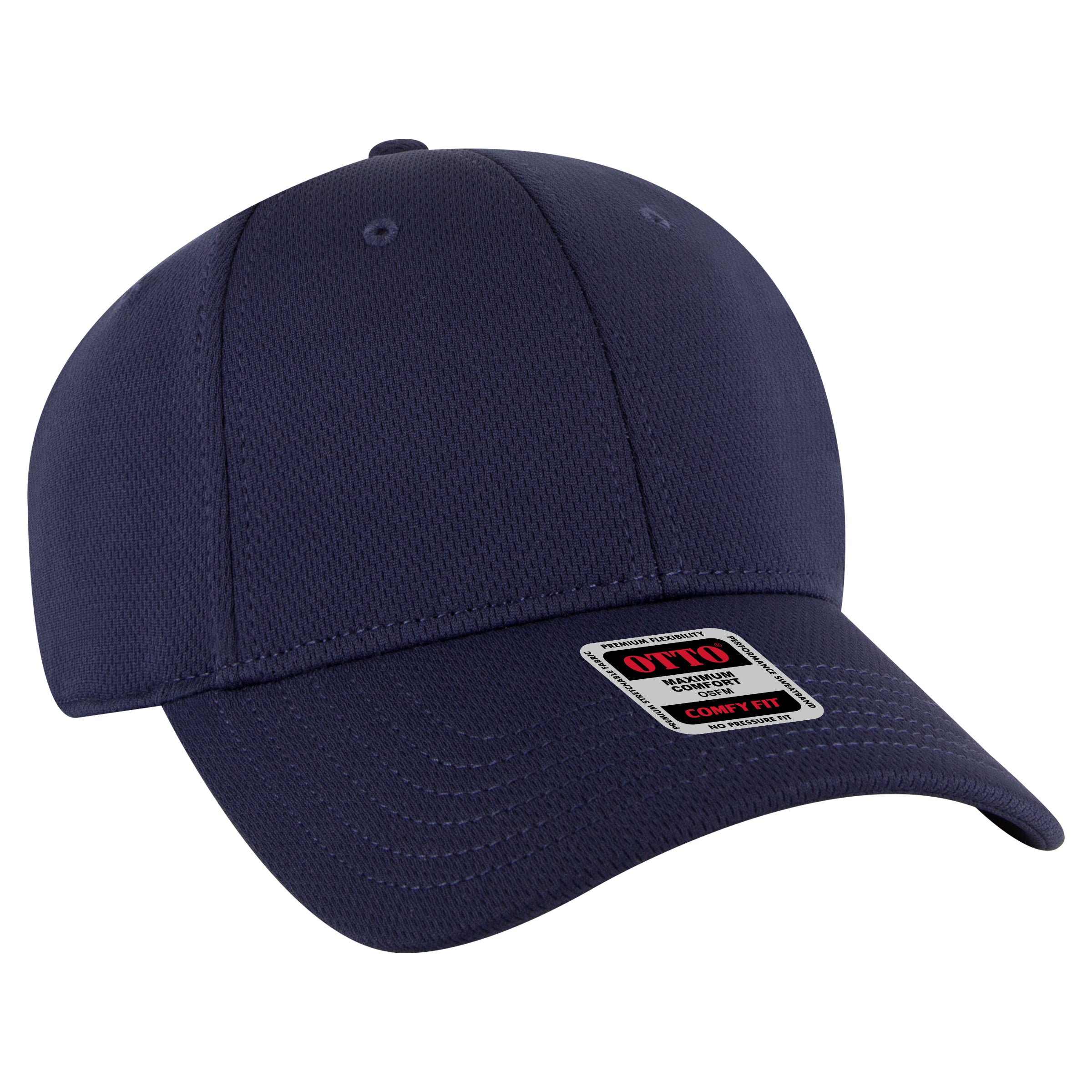 OTTO CAP "OTTO COMFY FIT" 6 Panel Low Profile Baseball Cap OTTO 19-1284 Otto Cap 004 - Navy OSFM - Adult