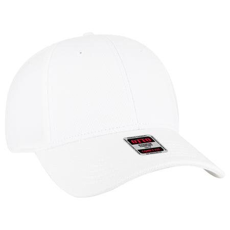 OTTO CAP "OTTO COMFY FIT" 6 Panel Low Profile Baseball Cap OTTO 19-1284 Otto Cap 016 - White OSFM - Adult