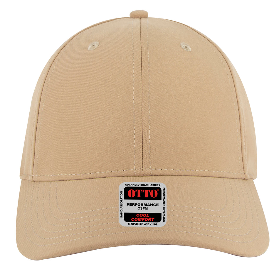 OTTO CAP 6 Panel Low Profile Baseball Cap OTTO 19-1319 Otto Cap 032 - Khaki OSFM - Adult