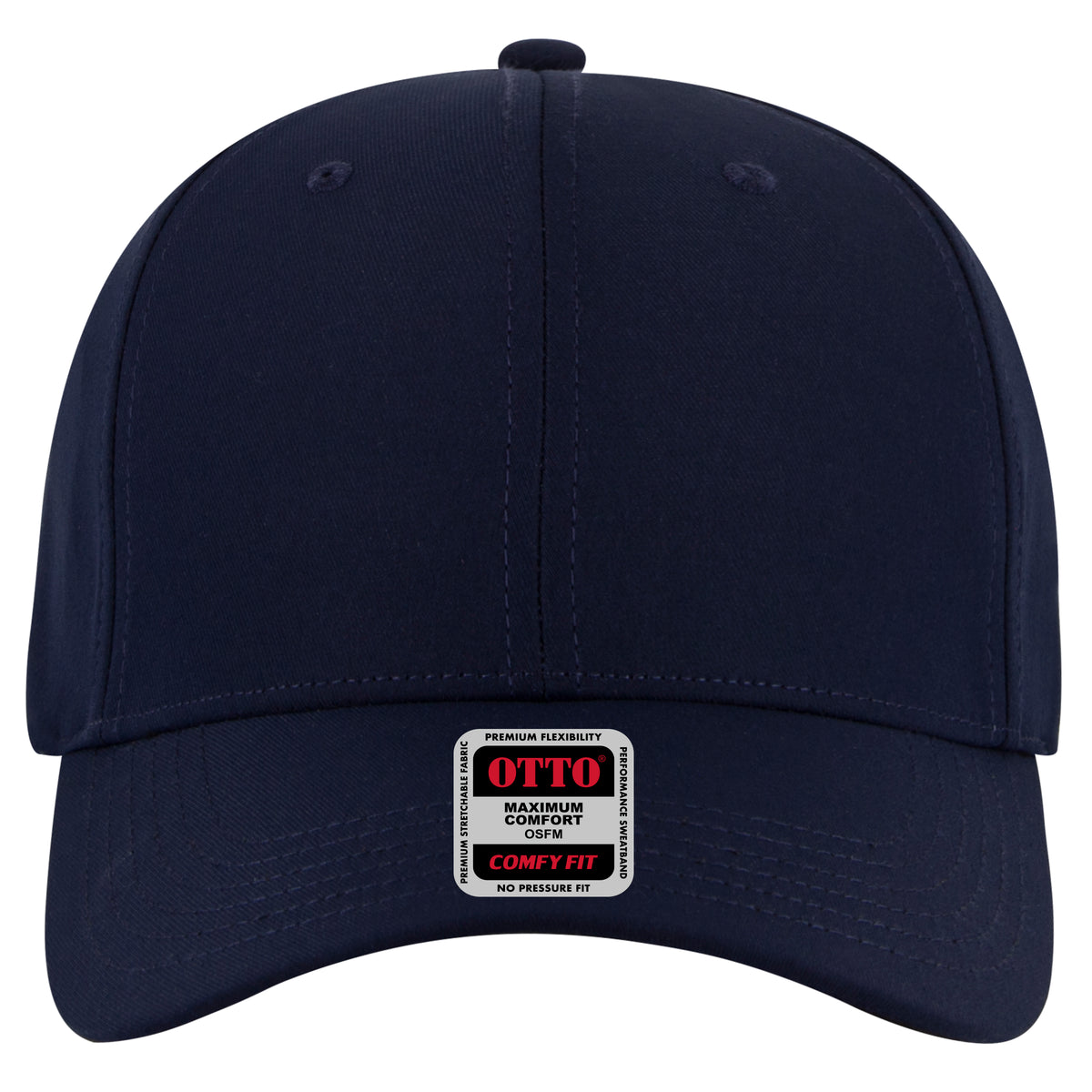 OTTO CAP "OTTO COMFY FIT" 6 Panel Low Profile Baseball Cap OTTO 19-1320 Otto Cap 004 - Navy OSFM - Adult