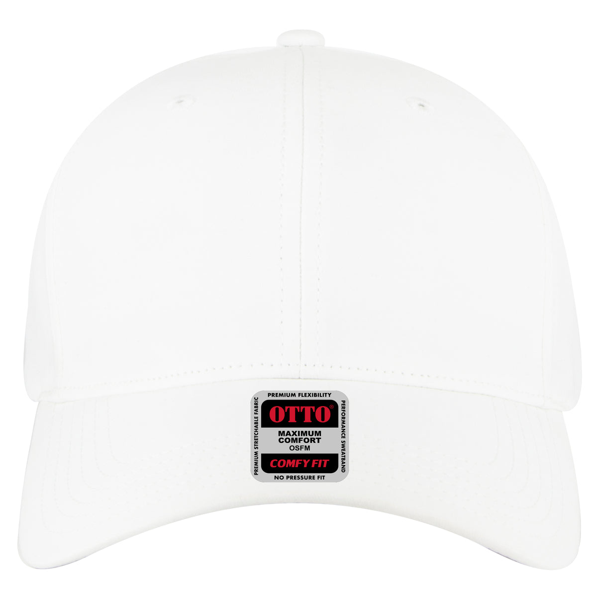 OTTO CAP "OTTO COMFY FIT" 6 Panel Low Profile Baseball Cap OTTO 19-1320 Otto Cap 016 - White OSFM - Adult