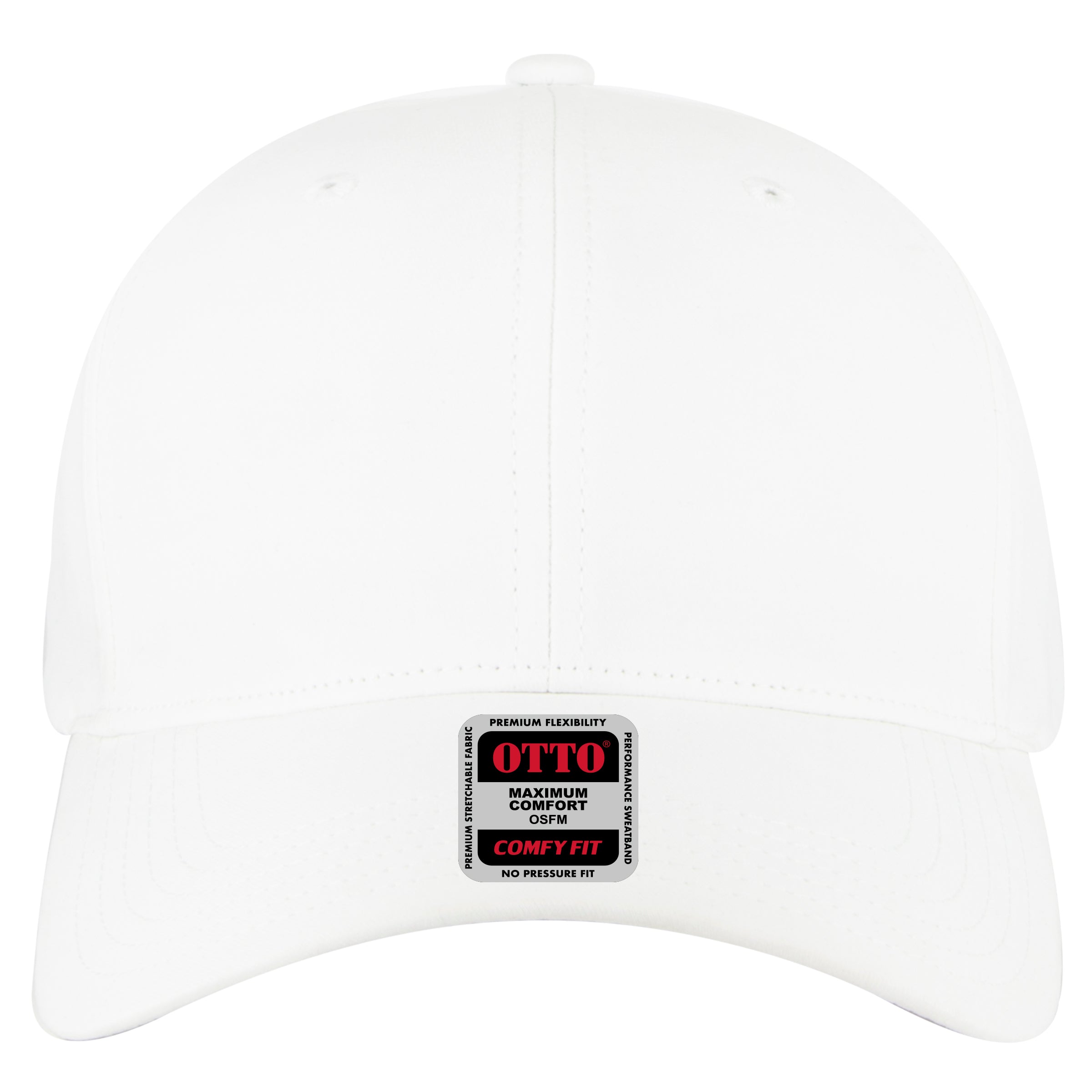 OTTO CAP "OTTO COMFY FIT" 6 Panel Low Profile Baseball Cap OTTO 19-1320 Otto Cap 016 - White OSFM - Adult