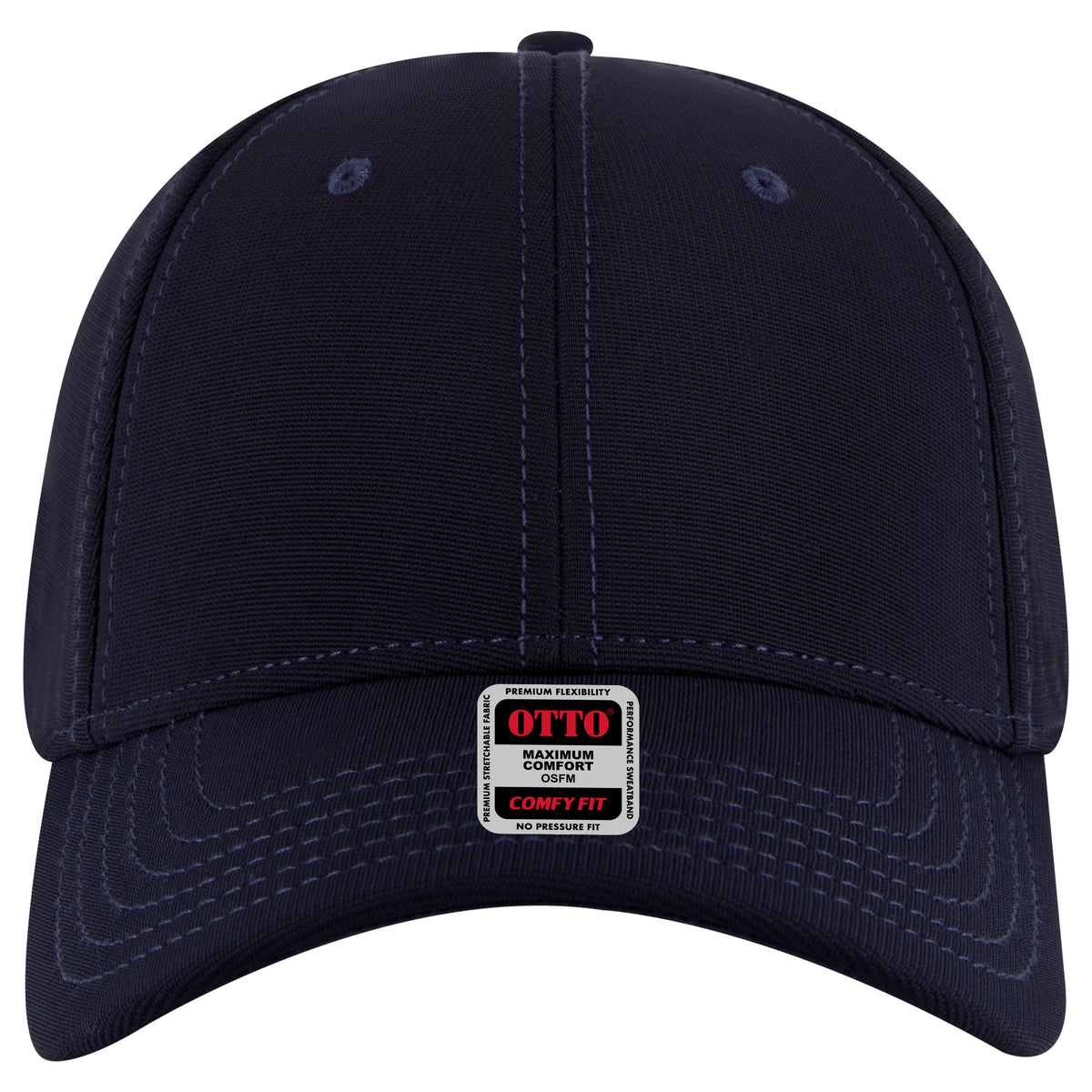 OTTO CAP "OTTO COMFY FIT" 6 Panel Low Profile Baseball Cap OTTO 19-1324 Otto Cap 004 - Navy OSFM - Adult