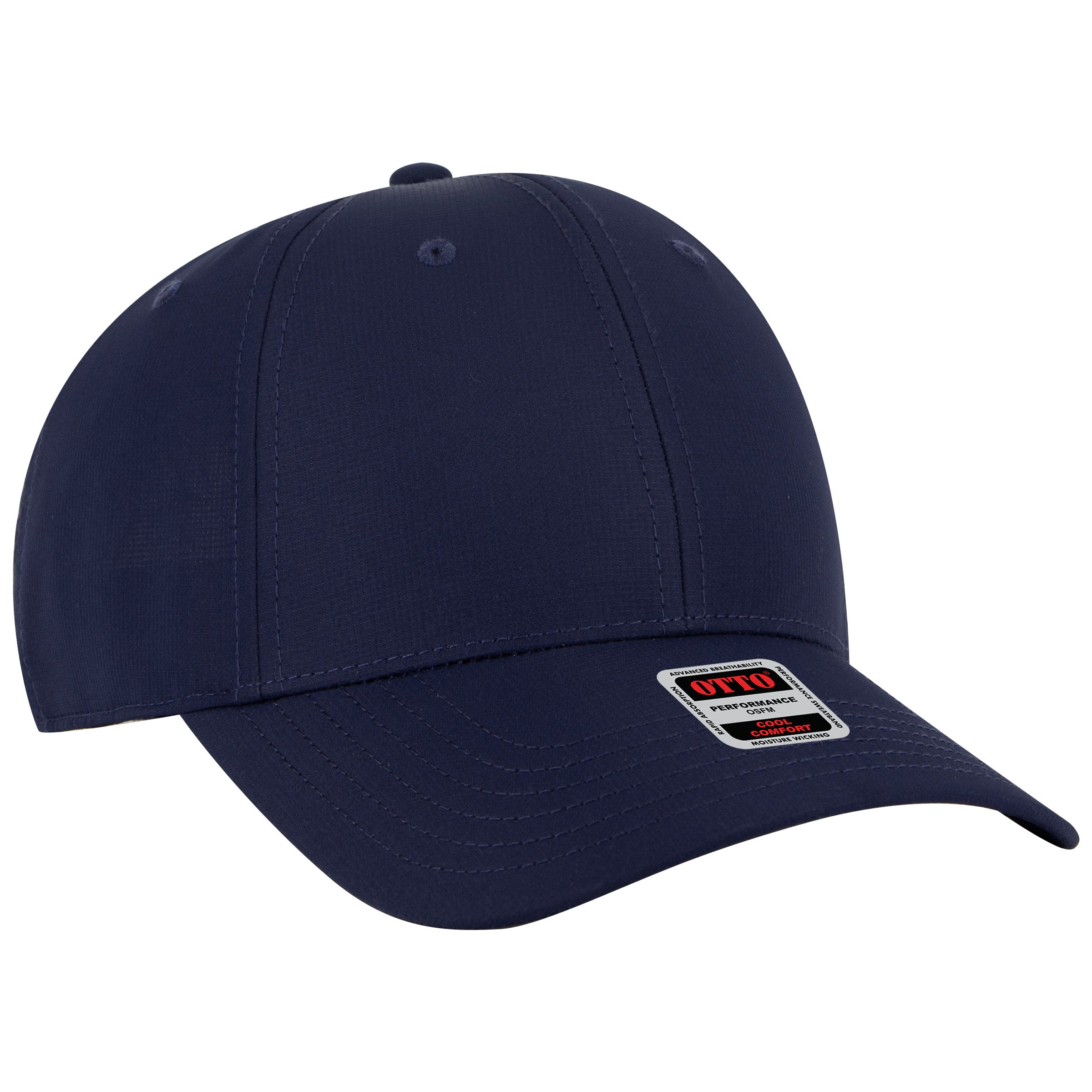 OTTO CAP 6 Panel Low Profile Style Baseball Cap OTTO 19-2 Otto Cap 004 - Navy OSFM - Adult