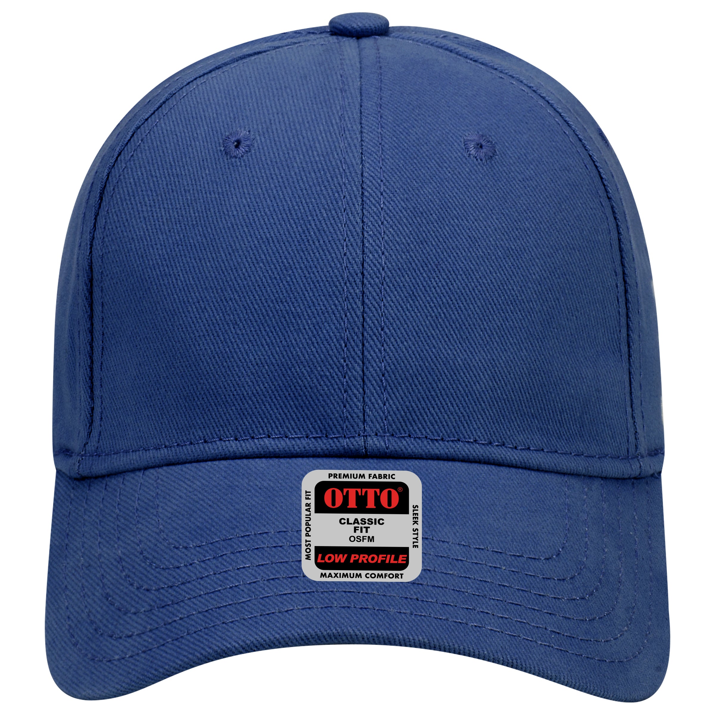 OTTO CAP 6 Panel Low Profile Baseball Cap OTTO 19-251 Otto Cap 001 - Royal OSFM - Adult