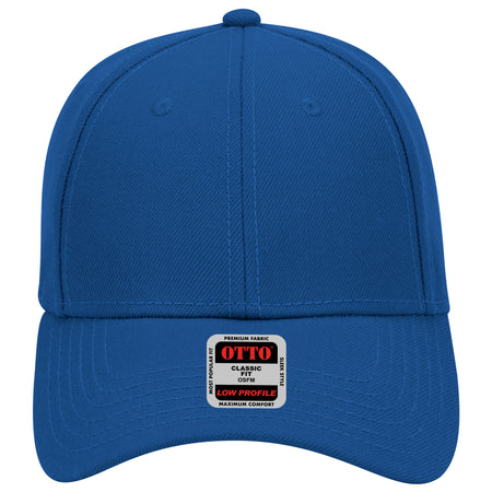 OTTO CAP 6 Panel Low Profile Baseball Cap OTTO 19-304 Otto Cap 001 - Royal OSFM - Adult