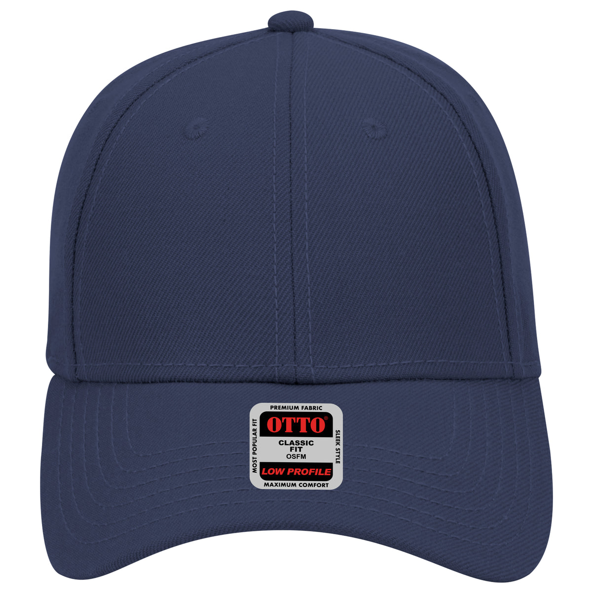 OTTO CAP 6 Panel Low Profile Baseball Cap OTTO 19-304 Otto Cap 004 - Navy OSFM - Adult