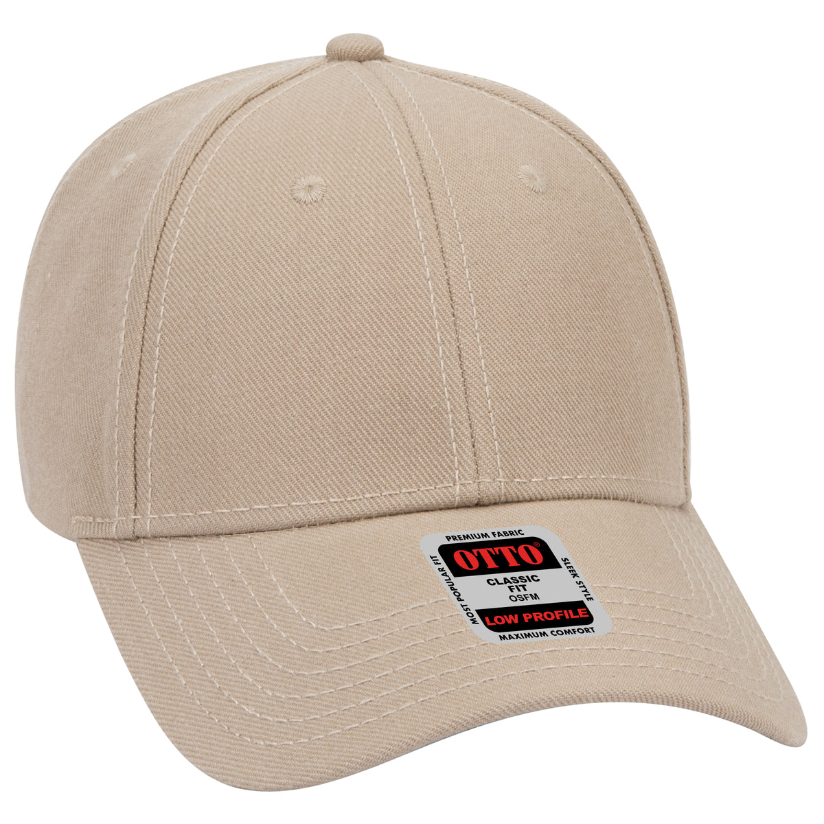 OTTO CAP® 6 Panel Low Profile Baseball Cap OTTO 19-304