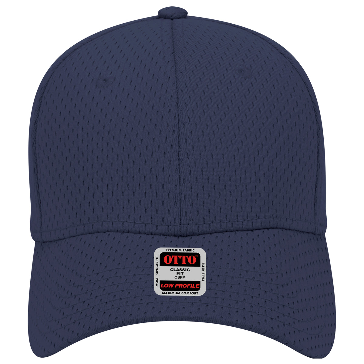 OTTO CAP 6 Panel Low Profile Baseball Cap OTTO 19-366 Otto Cap 004 - Navy OSFM - Adult