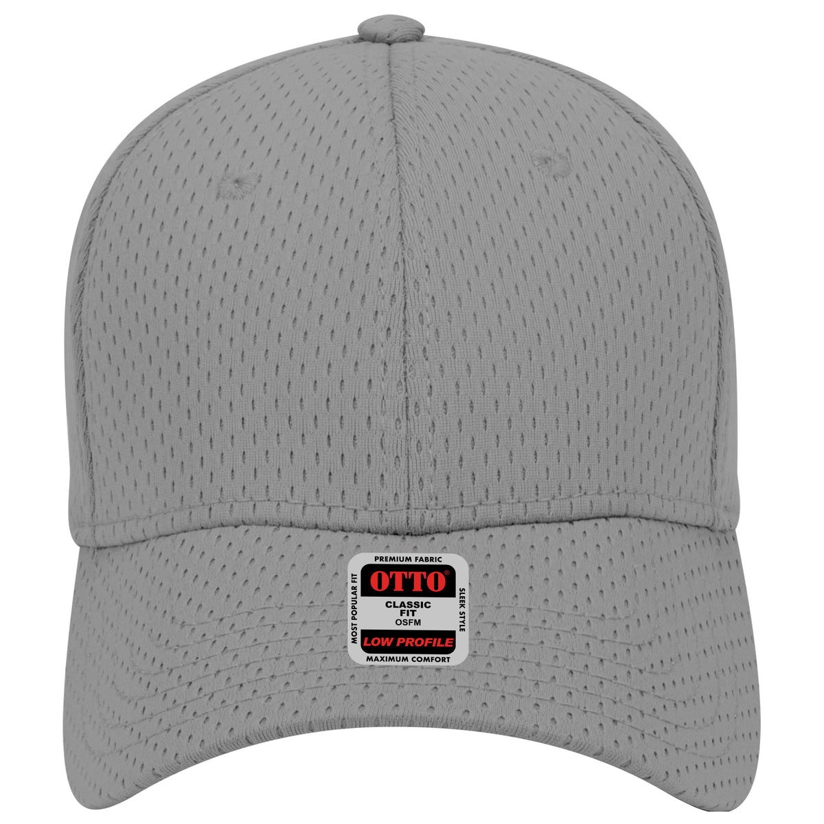 OTTO CAP 6 Panel Low Profile Baseball Cap OTTO 19-366 Otto Cap 014 - Gray OSFM - Adult