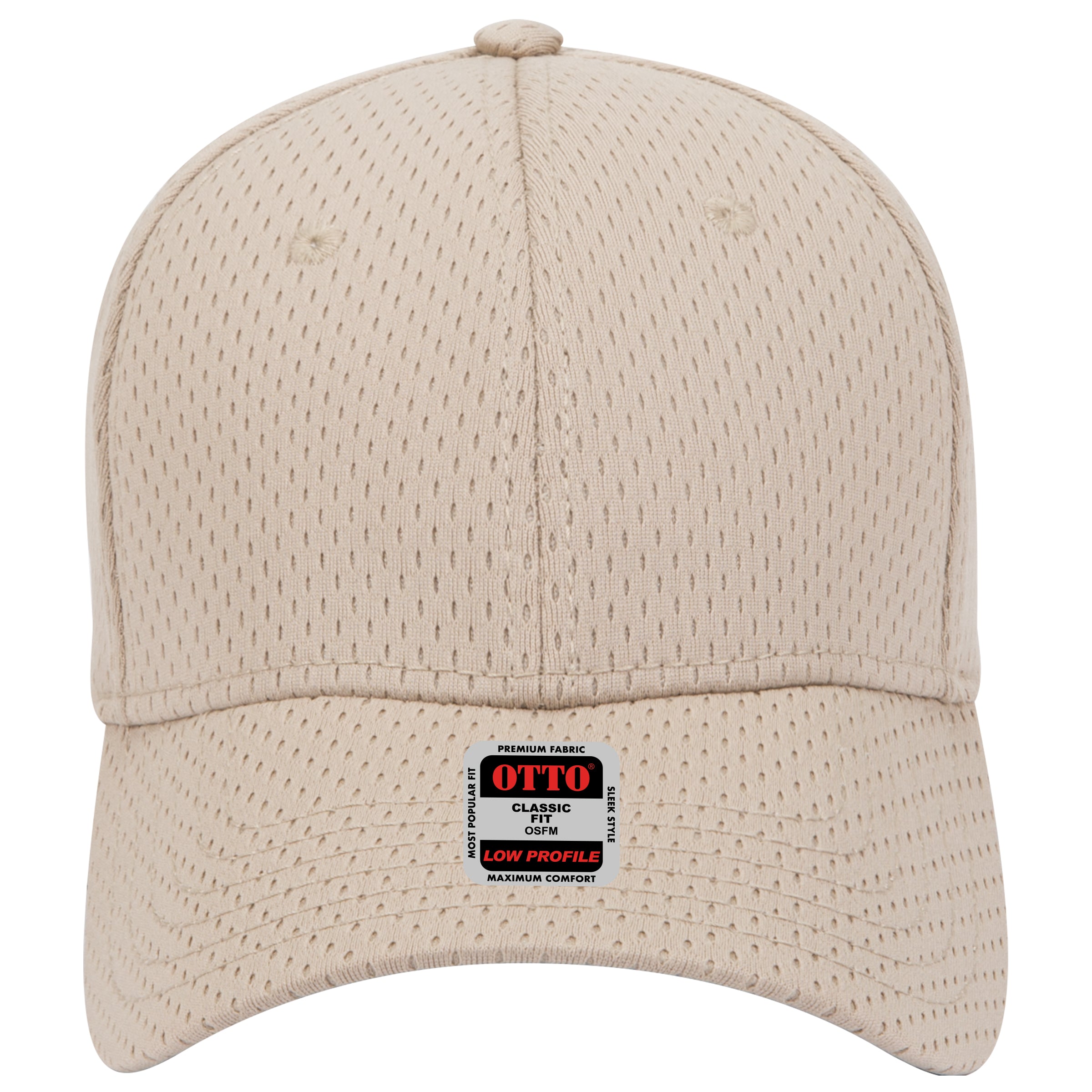 OTTO CAP 6 Panel Low Profile Baseball Cap OTTO 19-366 Otto Cap 032 - Khaki OSFM - Adult