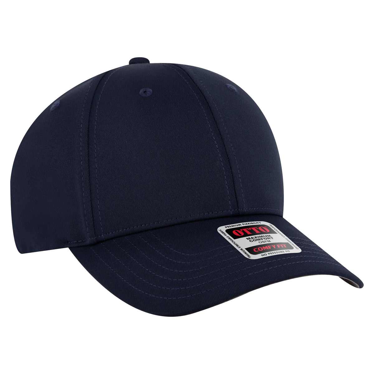 OTTO CAP "OTTO COMFY FIT" 6 Panel Low Profile Baseball Cap OTTO 19-4 Otto Cap 004 - Navy OSFM - Adult