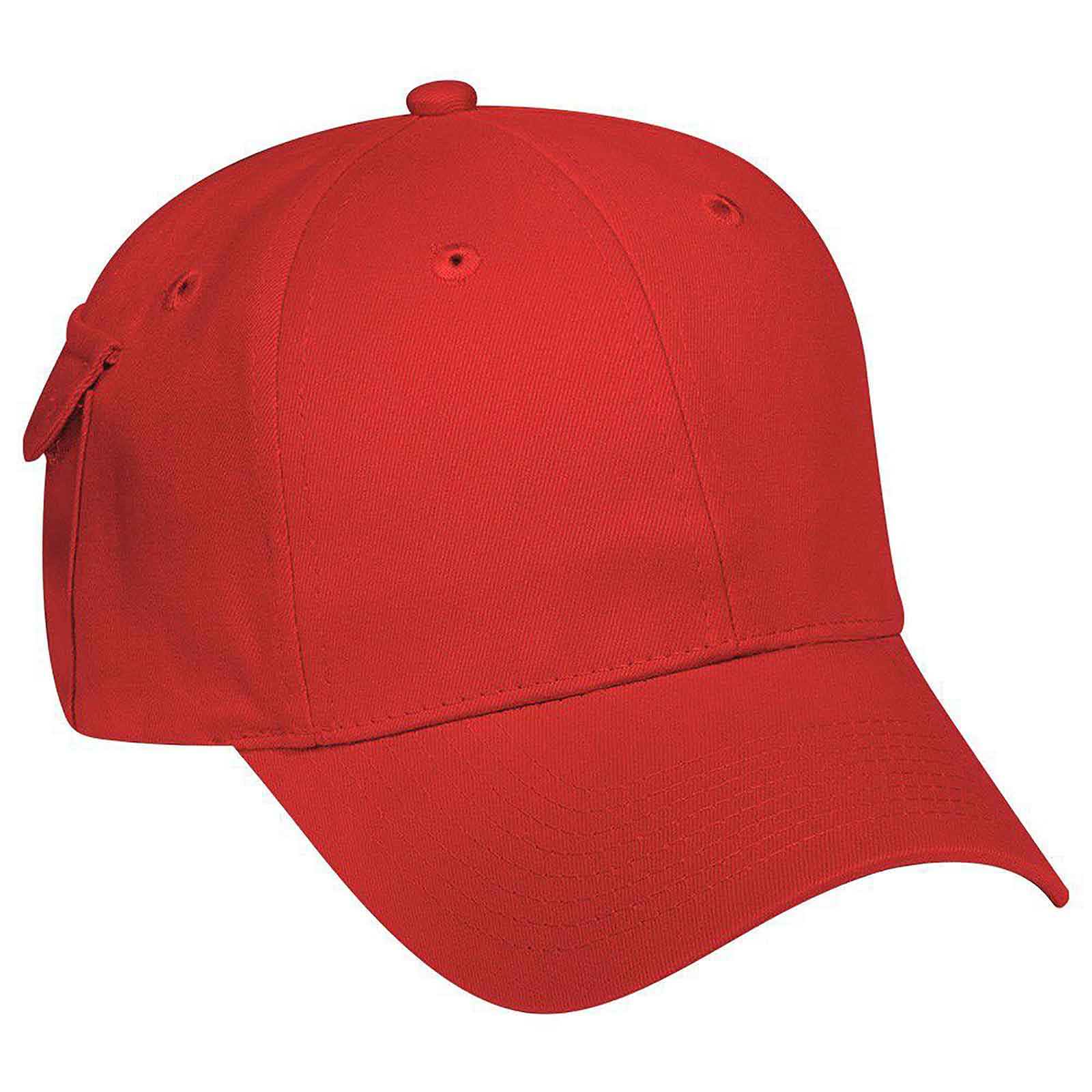 OTTO CAP 6 Panel Low Profile Baseball Cap OTTO 19-476 Otto Cap 002 - Red OSFM - Adult