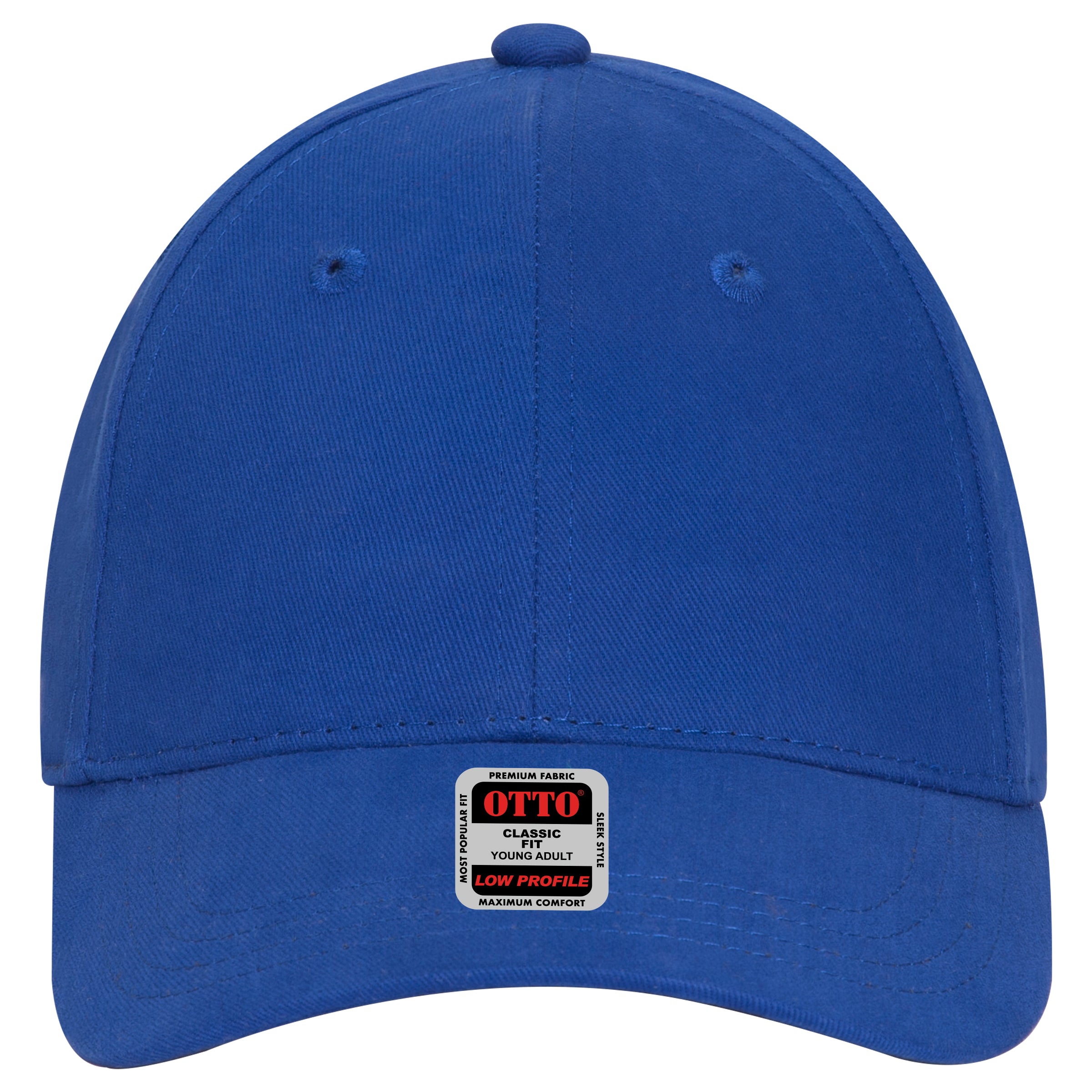 OTTO CAP 6 Panel Low Profile Baseball Cap OTTO 19-503 Otto Cap 001 - Royal Young Adult