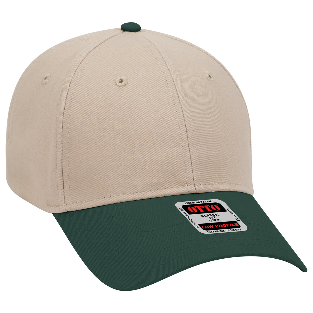 OTTO CAP® 6 Panel Low Profile Baseball Cap OTTO 19-503