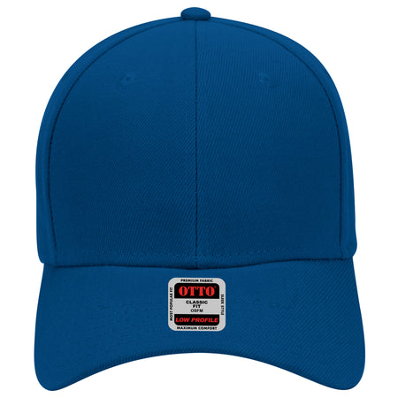 OTTO CAP 6 Panel Low Profile Baseball Cap OTTO 19-609 Otto Cap 001 - Royal OSFM - Adult