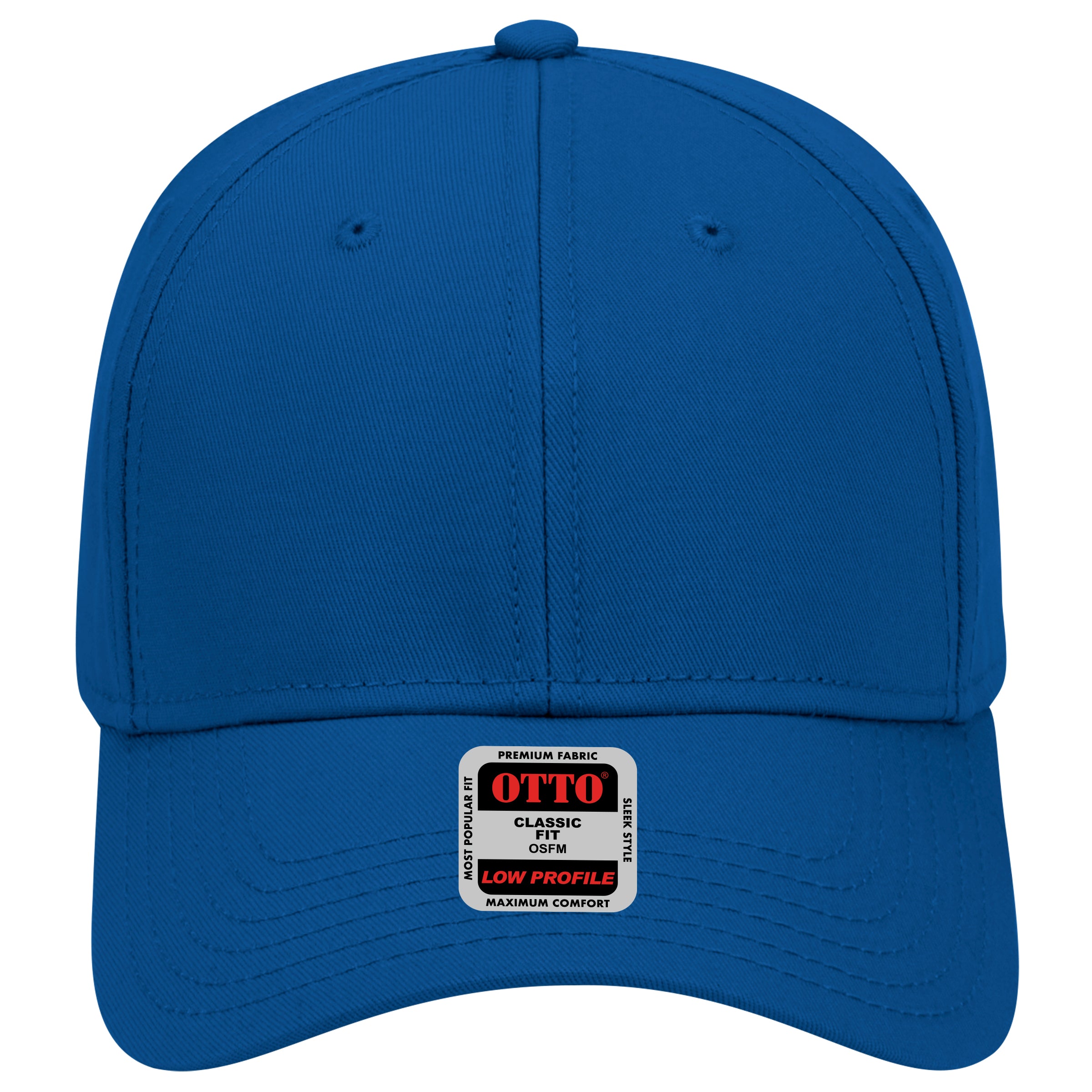 OTTO CAP 6 Panel Low Profile Baseball Cap OTTO 19-768 Otto Cap 001 - Royal OSFM - Adult