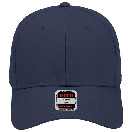 OTTO CAP 6 Panel Low Profile Baseball Cap OTTO 19-768 Otto Cap 004 - Navy OSFM - Adult