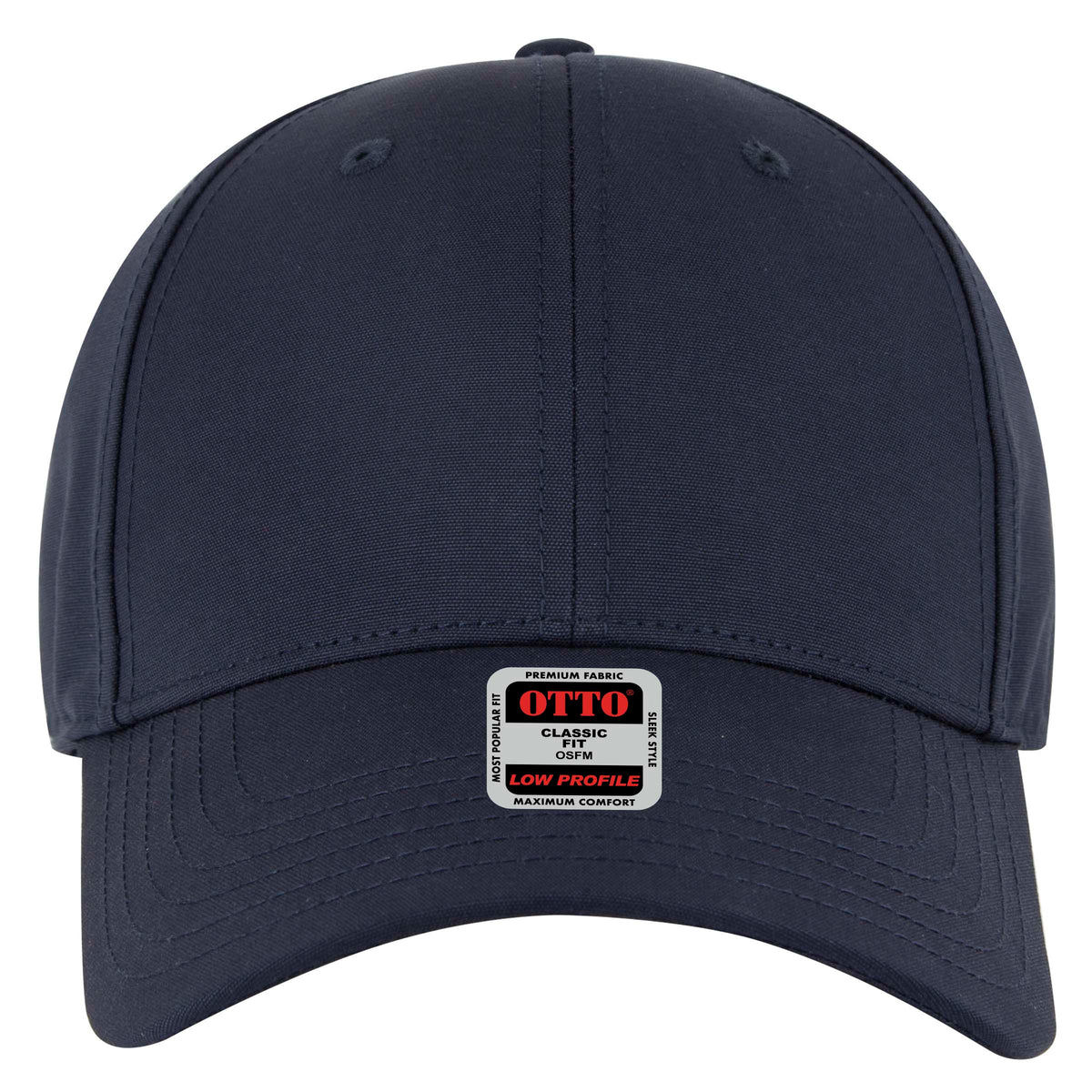 OTTO CAP 6 Panel Low Profile Baseball Cap OTTO 19-768 Otto Cap 004B - Nvy OSFM - Adult