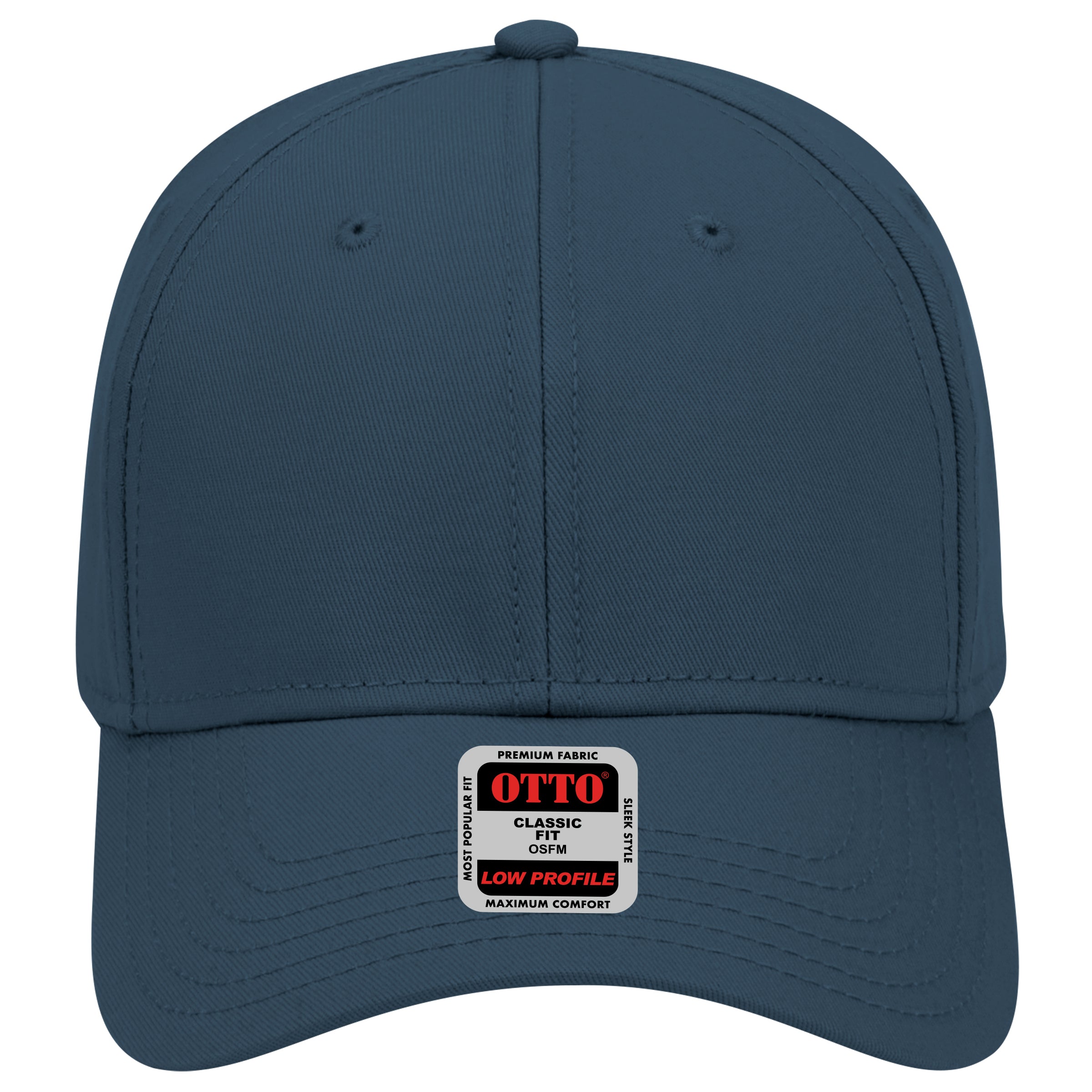 OTTO CAP 6 Panel Low Profile Baseball Cap OTTO 19-768 Otto Cap 067 - Navy Blue OSFM - Adult