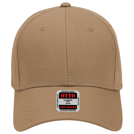 OTTO CAP 6 Panel Low Profile Baseball Cap OTTO 19-768 Otto Cap 084 - Coyote Brown OSFM - Adult