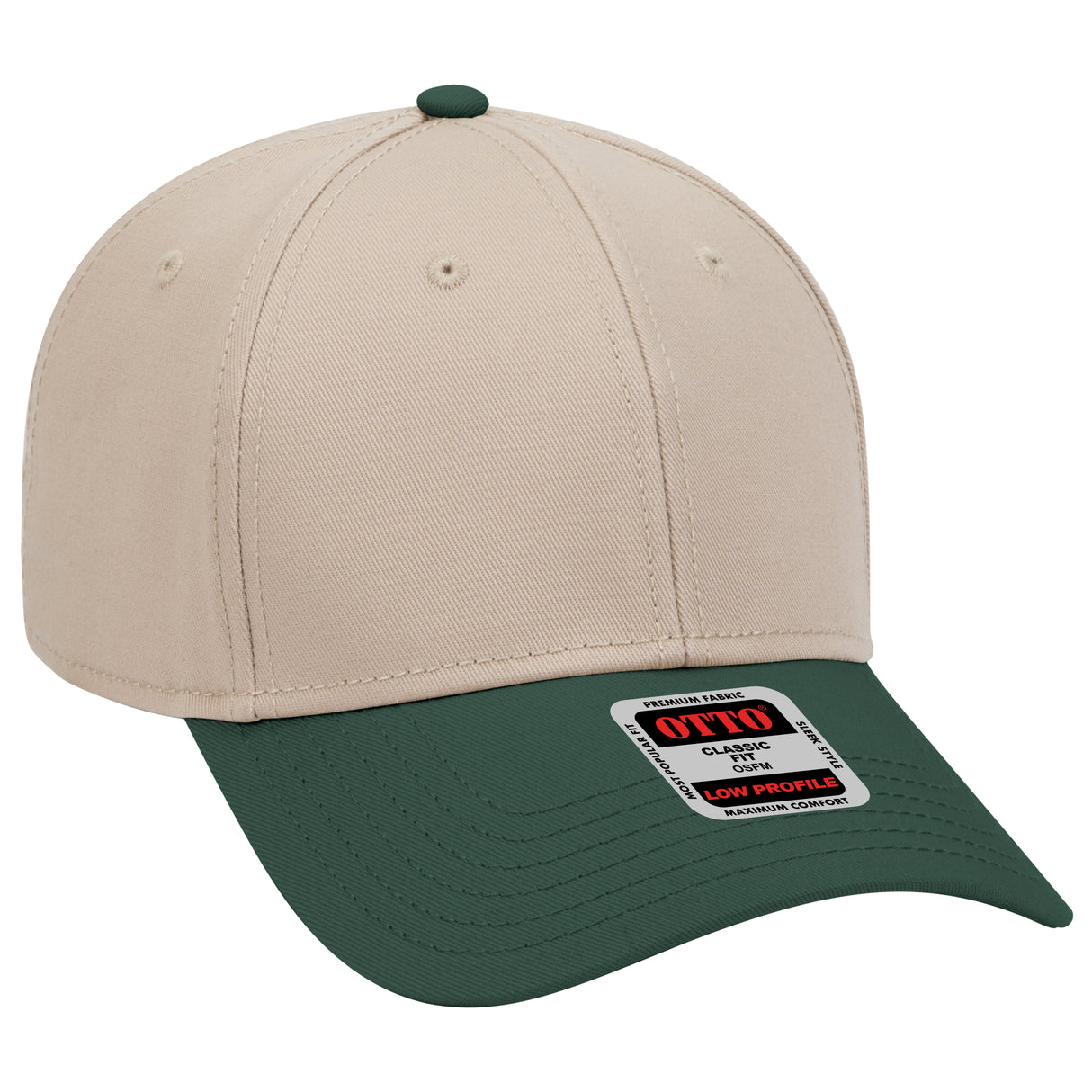 OTTO CAP 6 Panel Low Profile Baseball Cap OTTO 19-768
