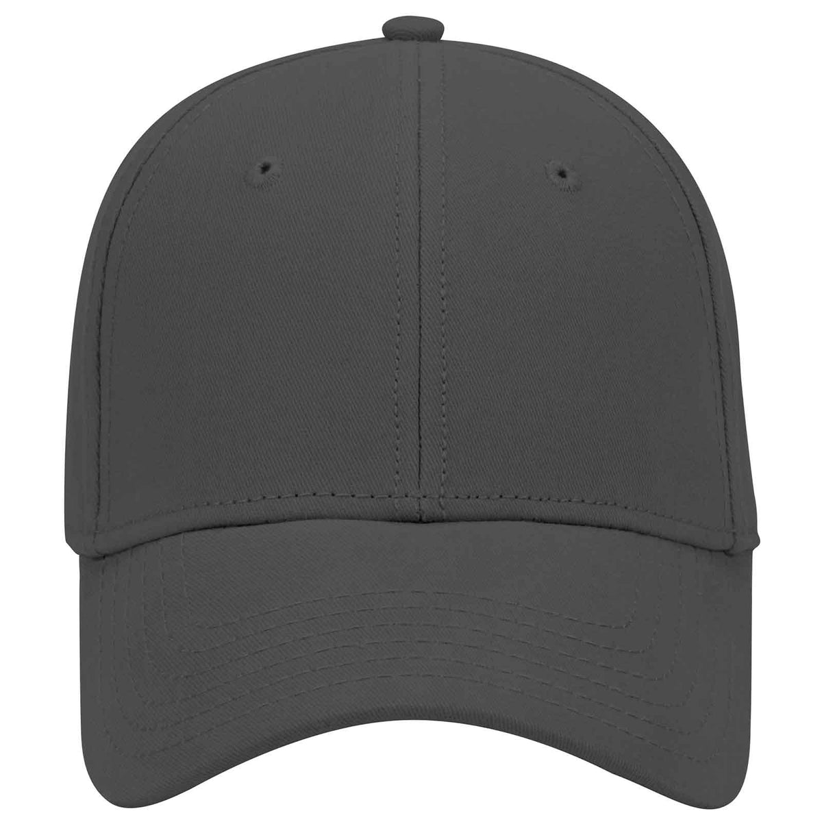 OTTO CAP 6 Panel Low Profile Baseball Cap OTTO 19-860 Otto Cap 025 - Char. Gray OSFM - Adult