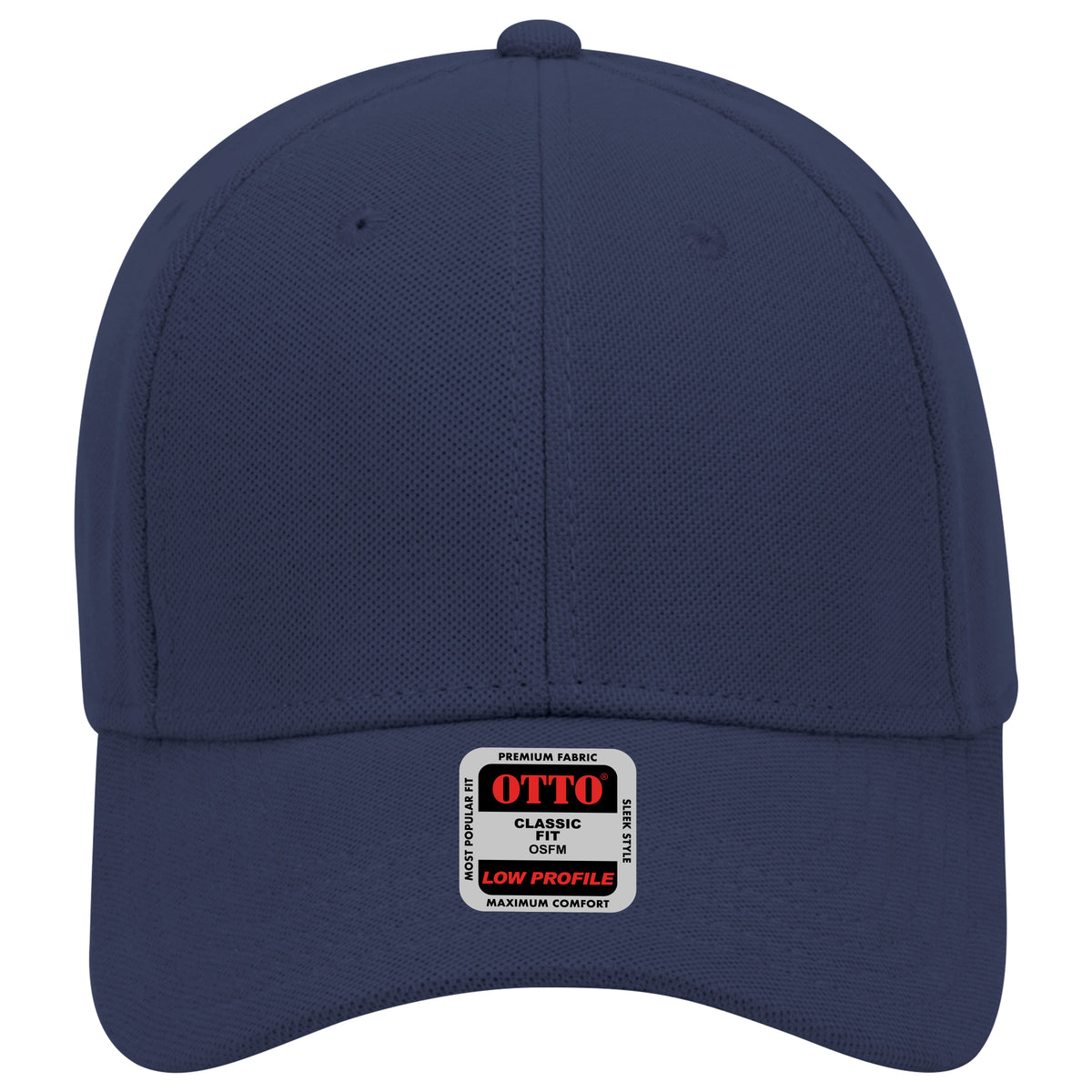 OTTO CAP 6 Panel Low Profile Baseball Cap OTTO 19-926 Otto Cap 004 - Navy OSFM - Adult