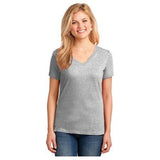 Joe's USA Ladies 5.4-oz 100% Cotton V-Neck T-Shirt