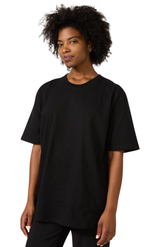 Royal Apparel 19051T Unisex Tubular Short Sleeve Heavy Tee - Black