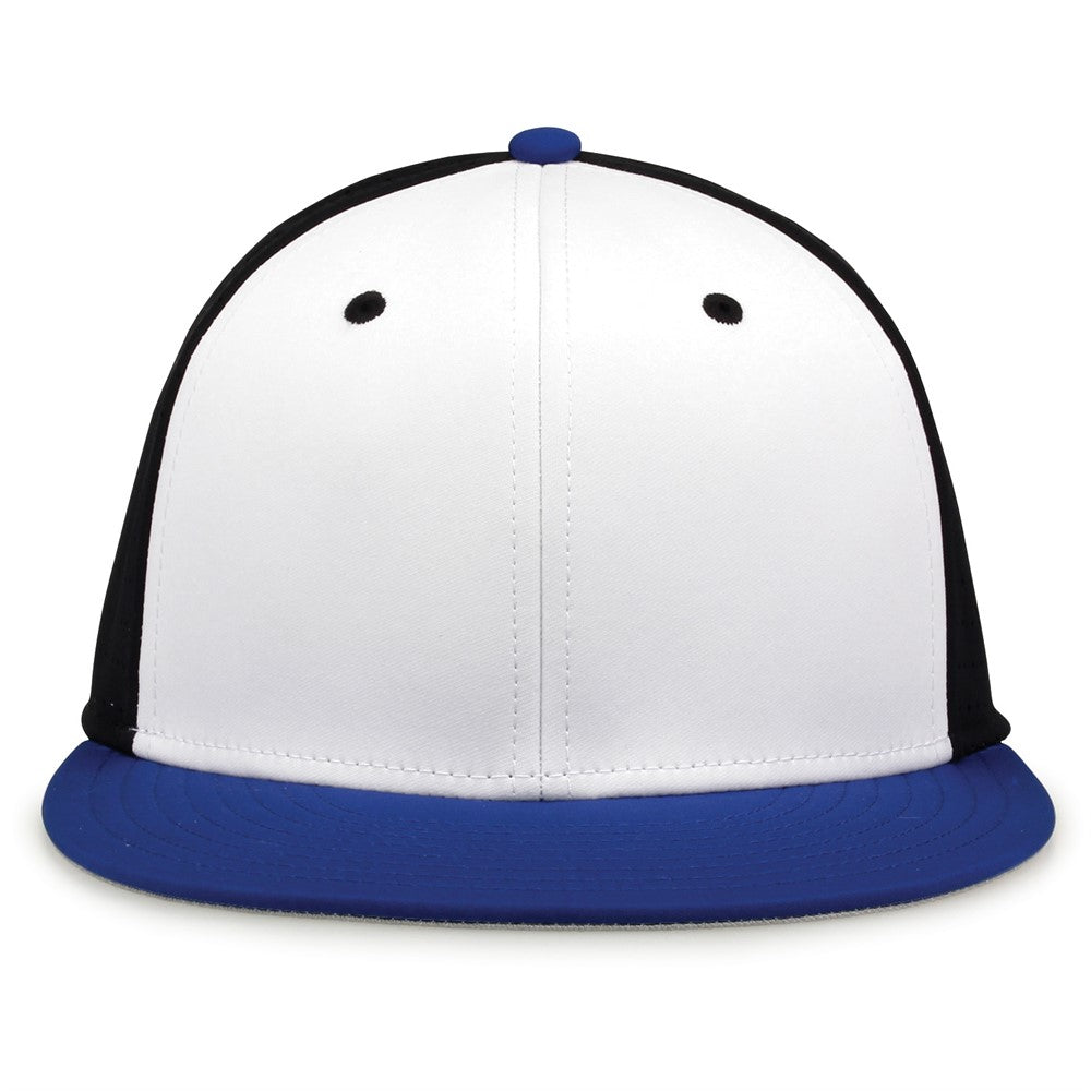 The Game GB998 Perforated GameChanger Baseball Hat | Wholesale Pro Shape Flat Bill Caps