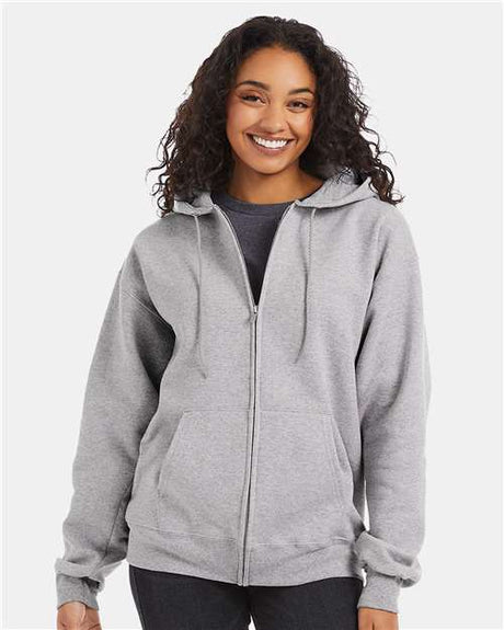 Hanes Unisex Ultimate Cotton® Full-Zip Hooded Sweatshirt - Hanes F280