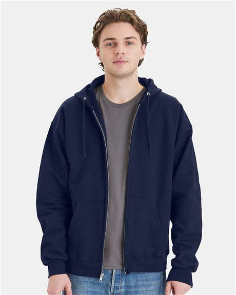 Hanes F280 Unisex Ultimate Cotton Full-Zip Hooded Sweatshirt